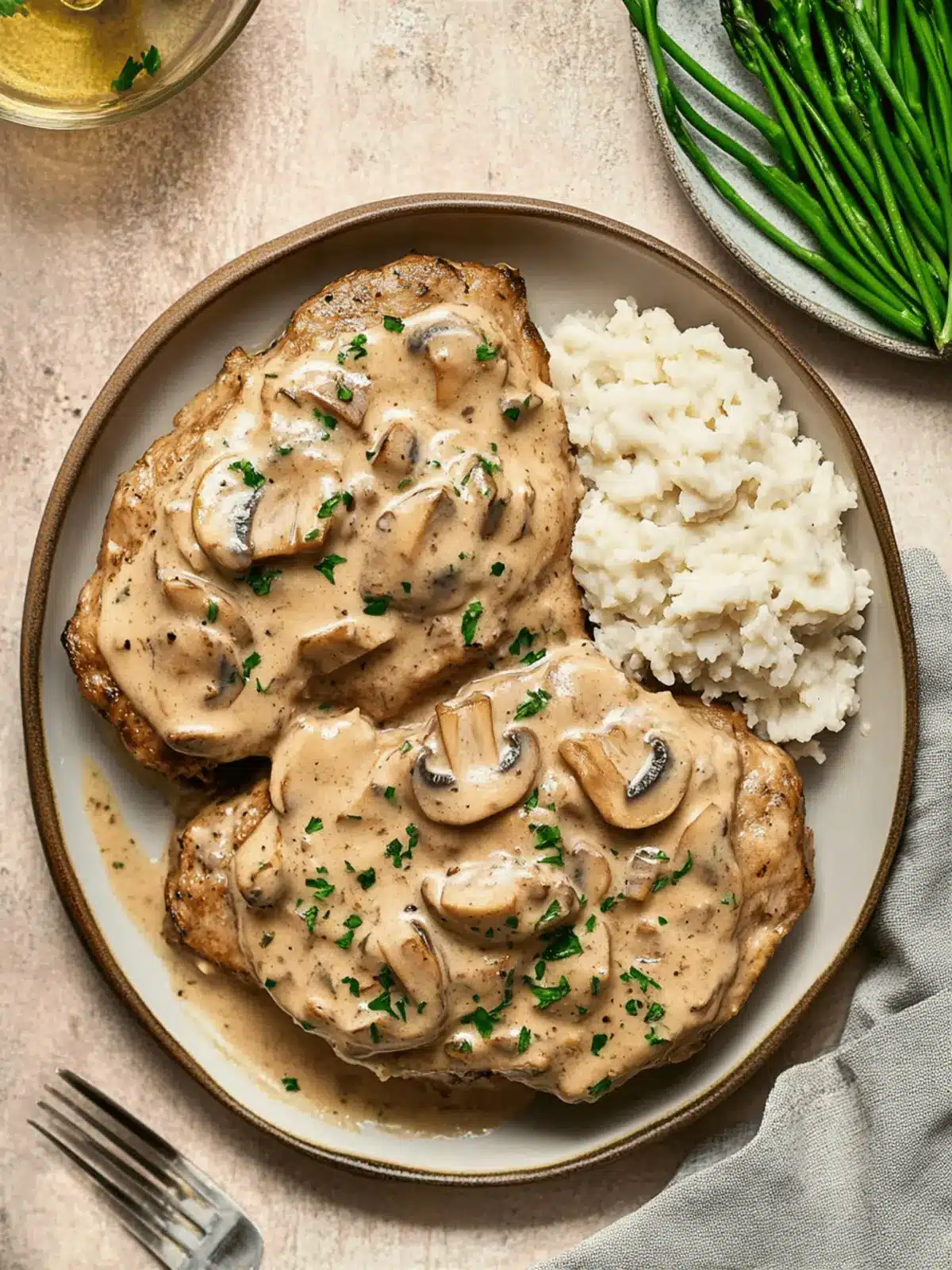 Savory Cream of Mushroom Pork Chops for Comfort Food Lovers 3 Cream of Mushroom Pork Chops