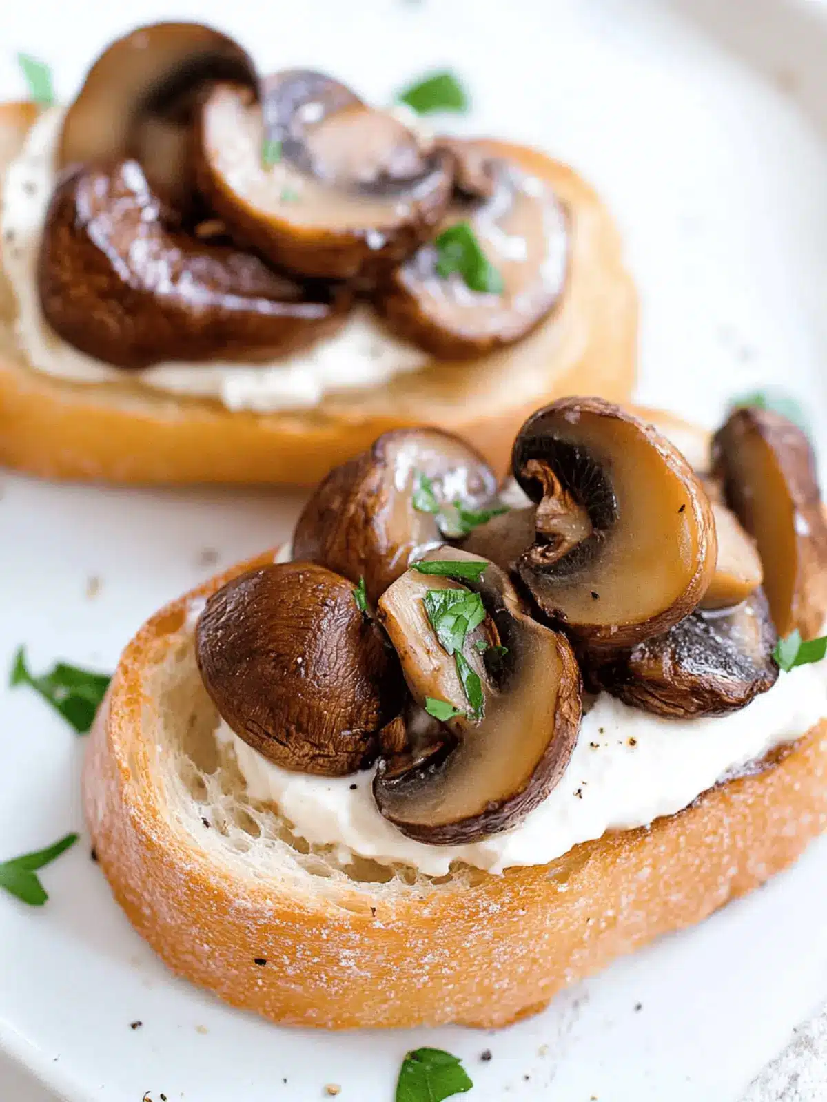 Mushroom Crostini