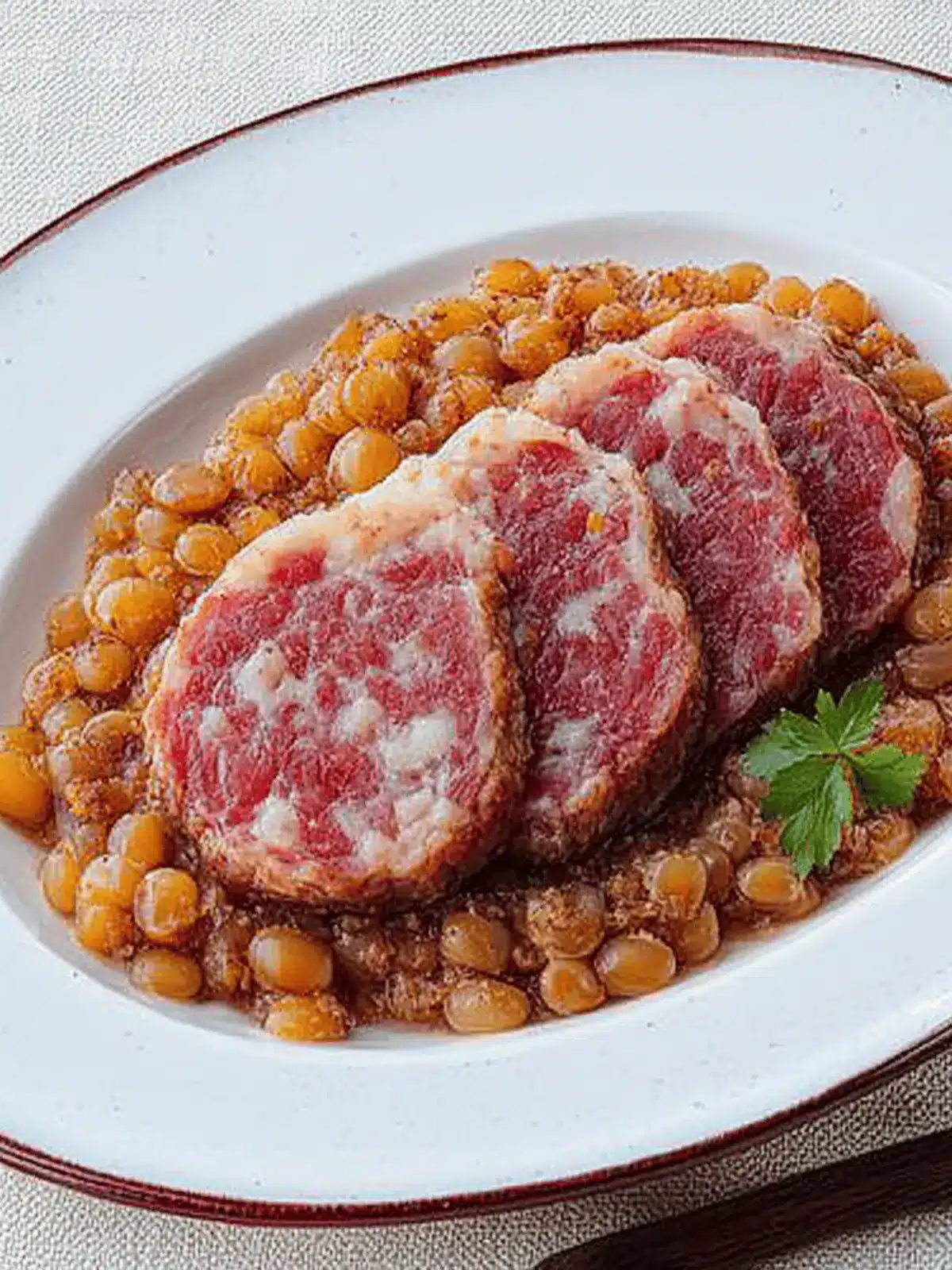 Cotechino e Lenticchie: Comfort Food to Warm Your Heart 3 Cotechino e lenticchie