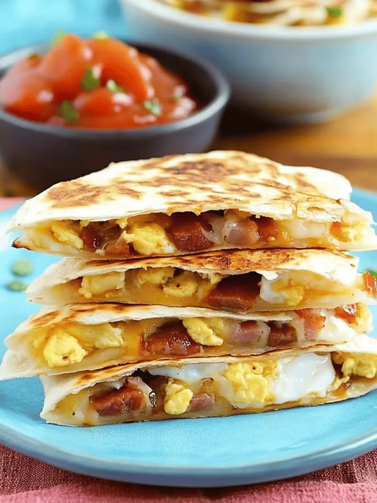 Bacon Egg Cheese Quesadillas for a Cozy Breakfast Win 3 Bacon Egg Cheese Quesadillas