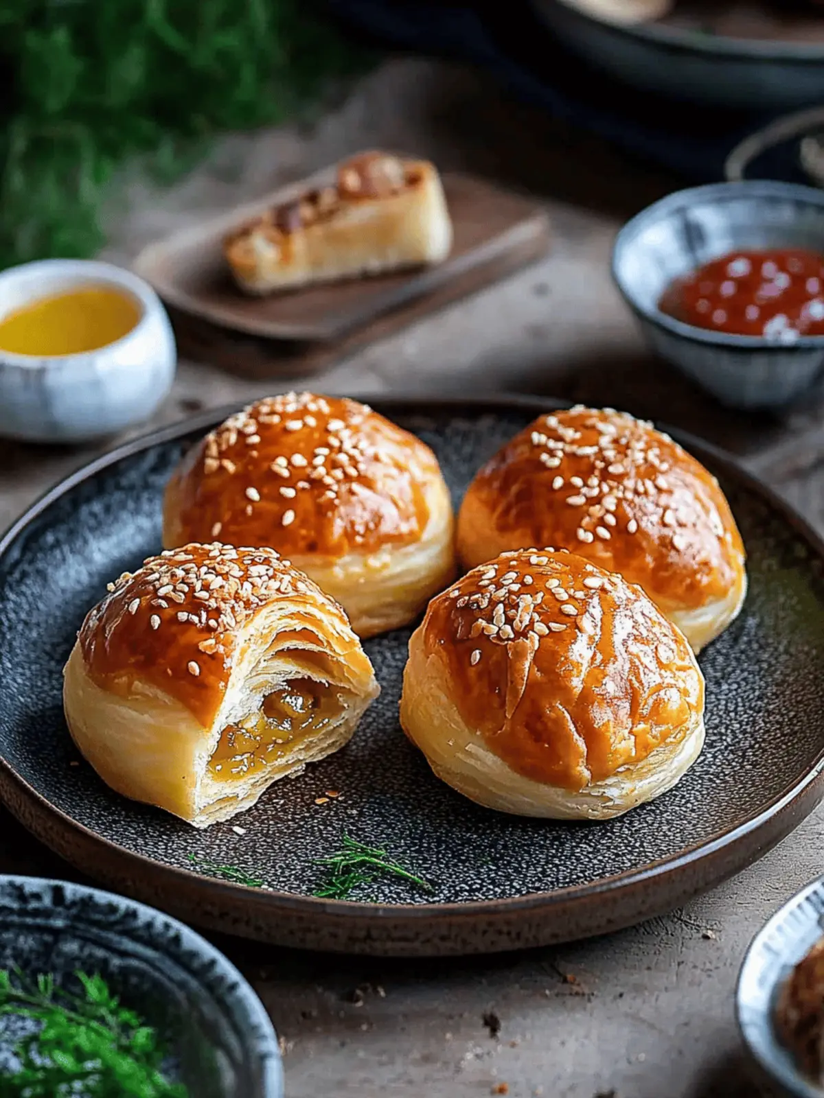 Irresistible Pogaca Soft Turkish Pastry with Feta & Potatoes 4 Pogaca (Soft Turkish Pastry)