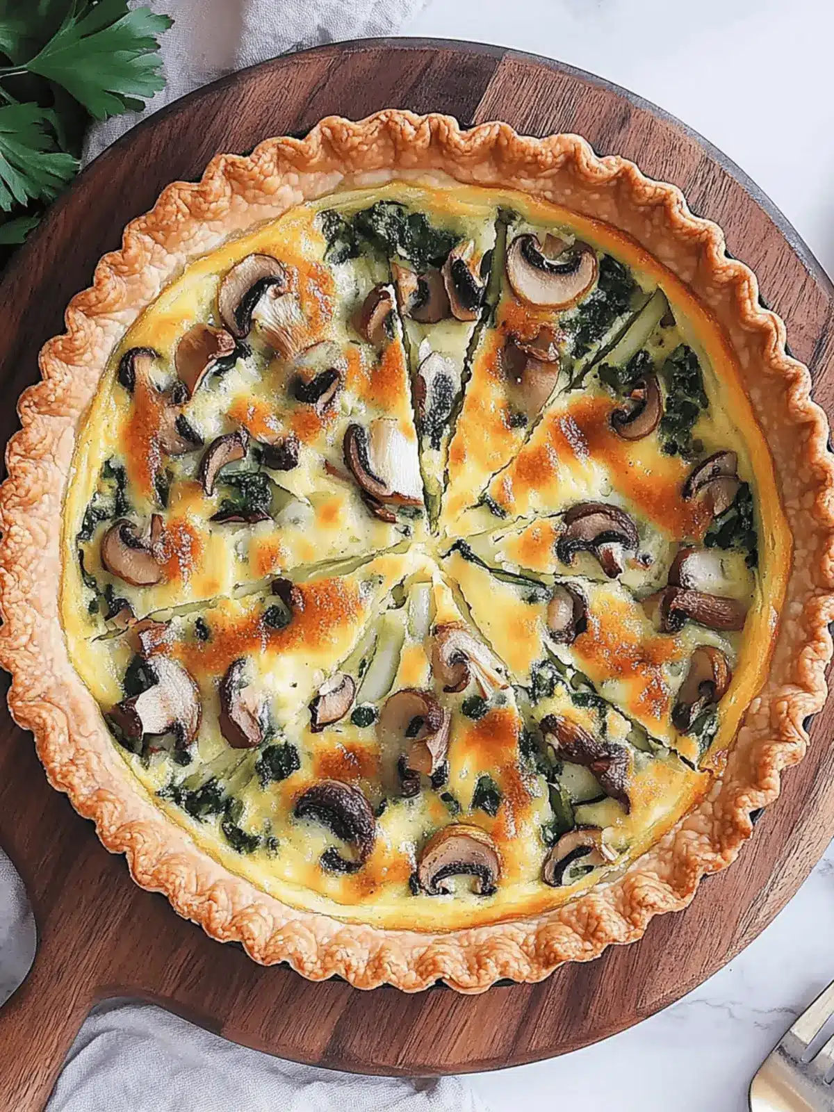 Savory Leek and Mushroom Quiche for Cozy Homemade Bliss 2 Leek and Mushroom Quiche