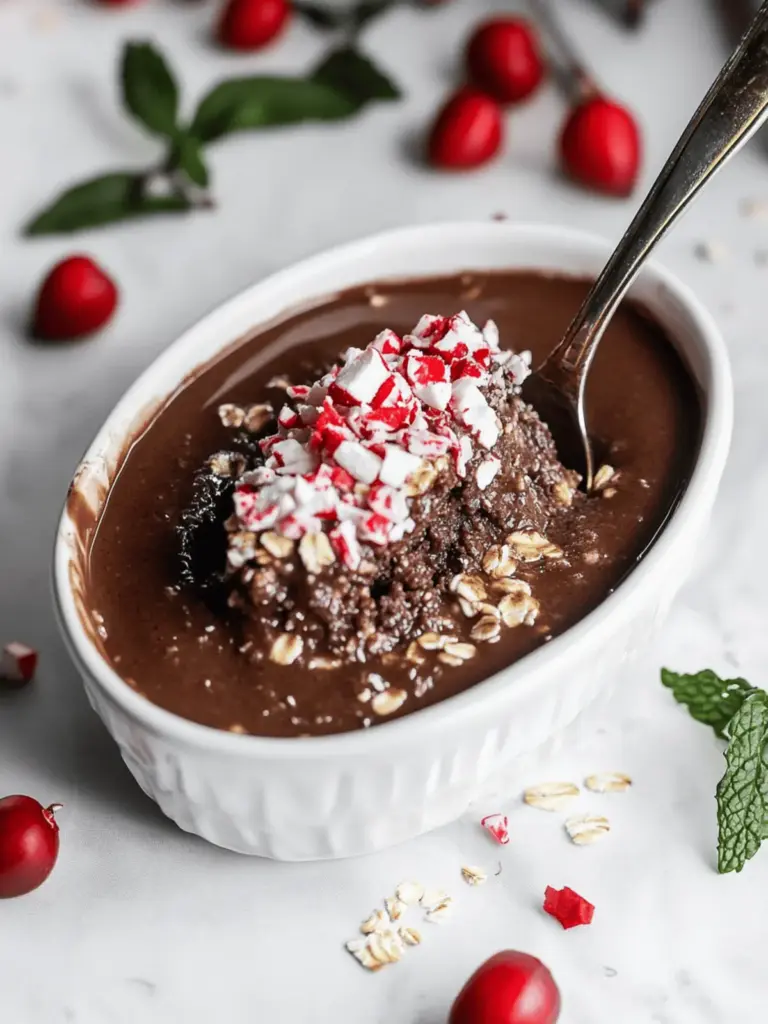 Peppermint Mocha Overnight Oats
