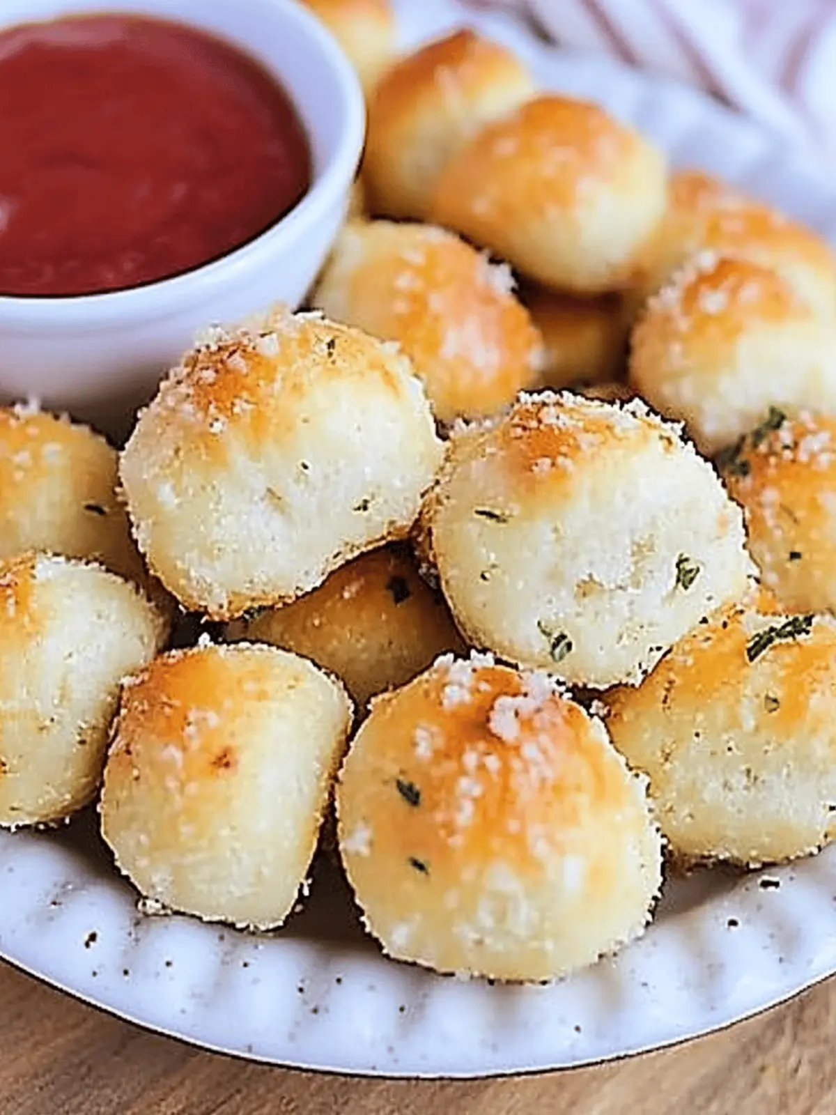 Soft Garlic Parmesan Pretzel Bites