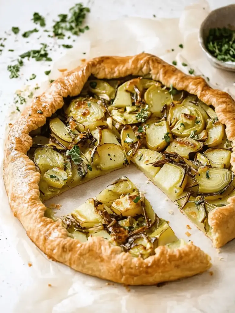Leek and Potato Galette