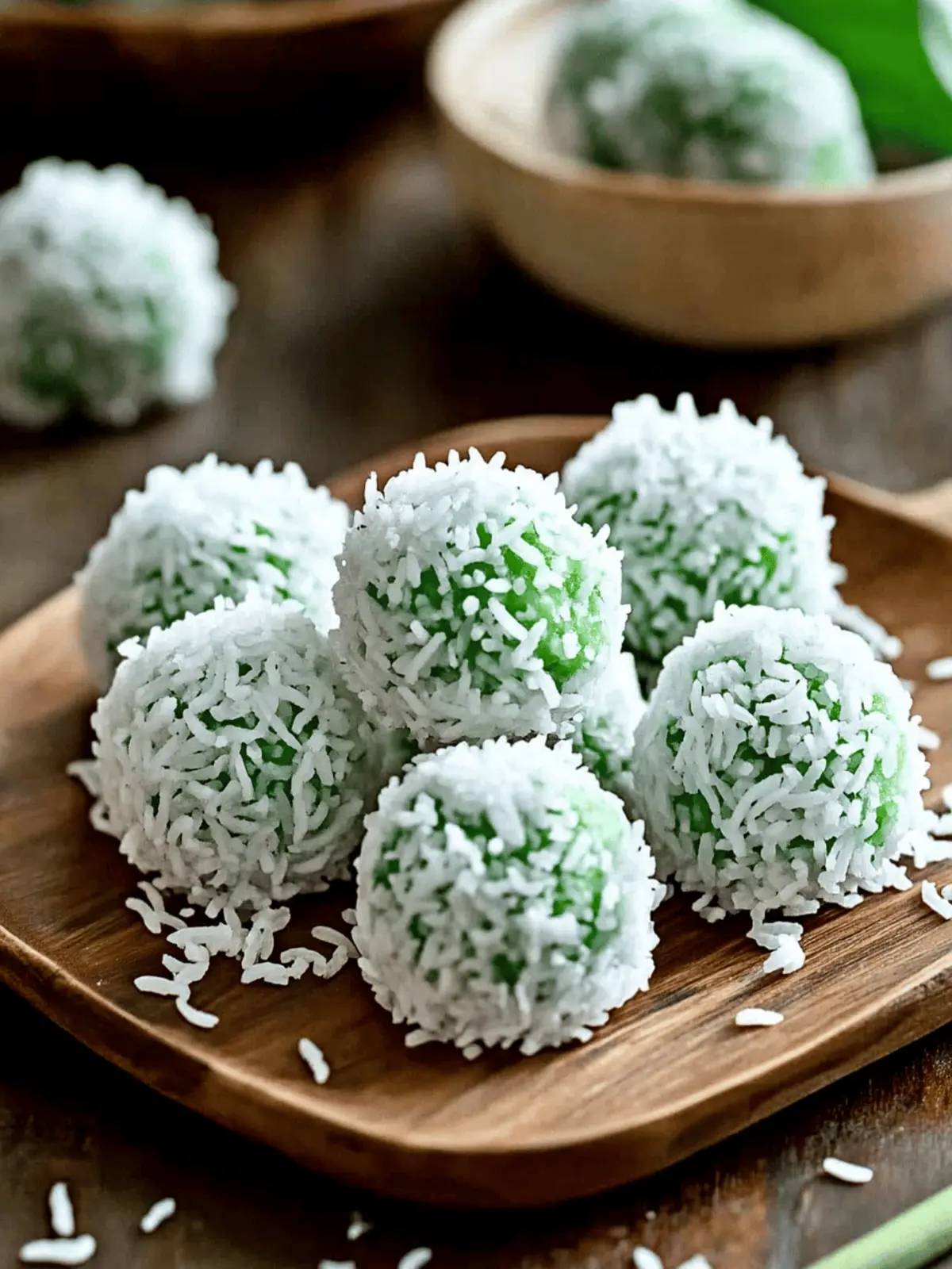 Klepon – Irresistible Indonesian Sweet Rice Cakes Made Easy 5 Klepon – Indonesian Sweet Rice Cakes