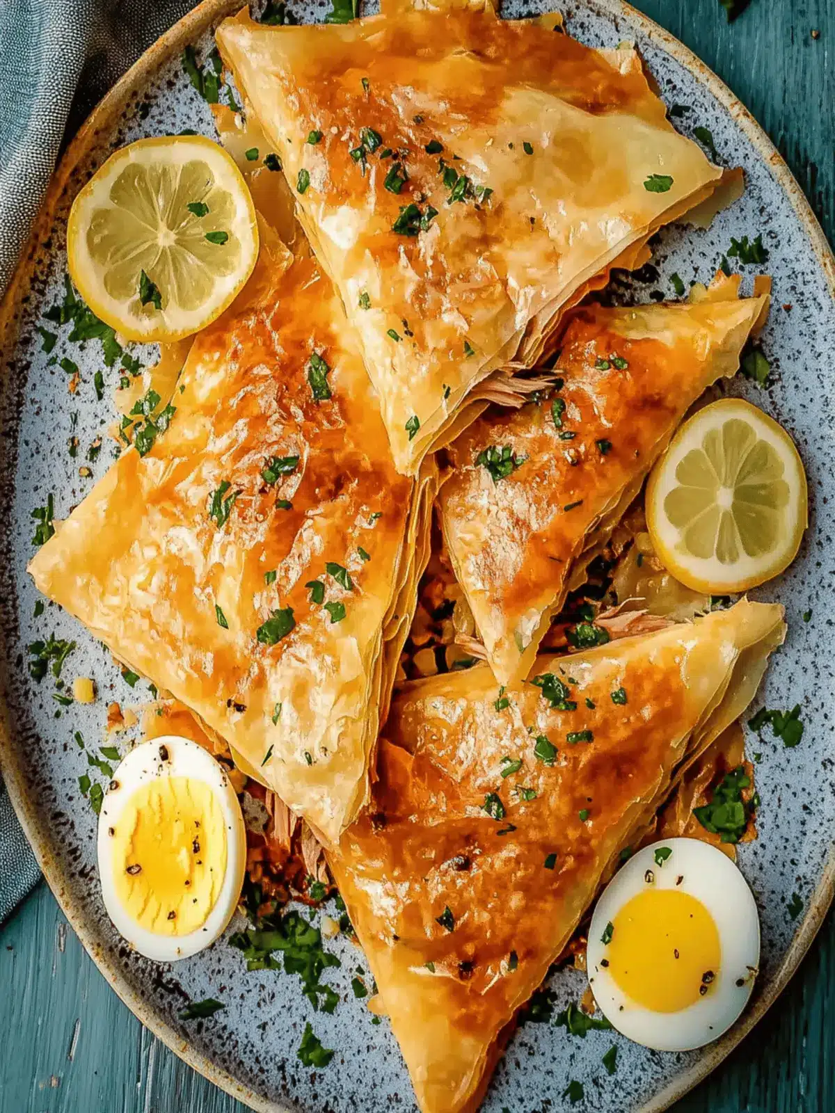 Tunisian Brik au Thon: Crispy Phyllo Packed with Flavor 5 Tunisian Brik au Thon (Phyllo Stuffed with Potato, Tuna, and Egg)