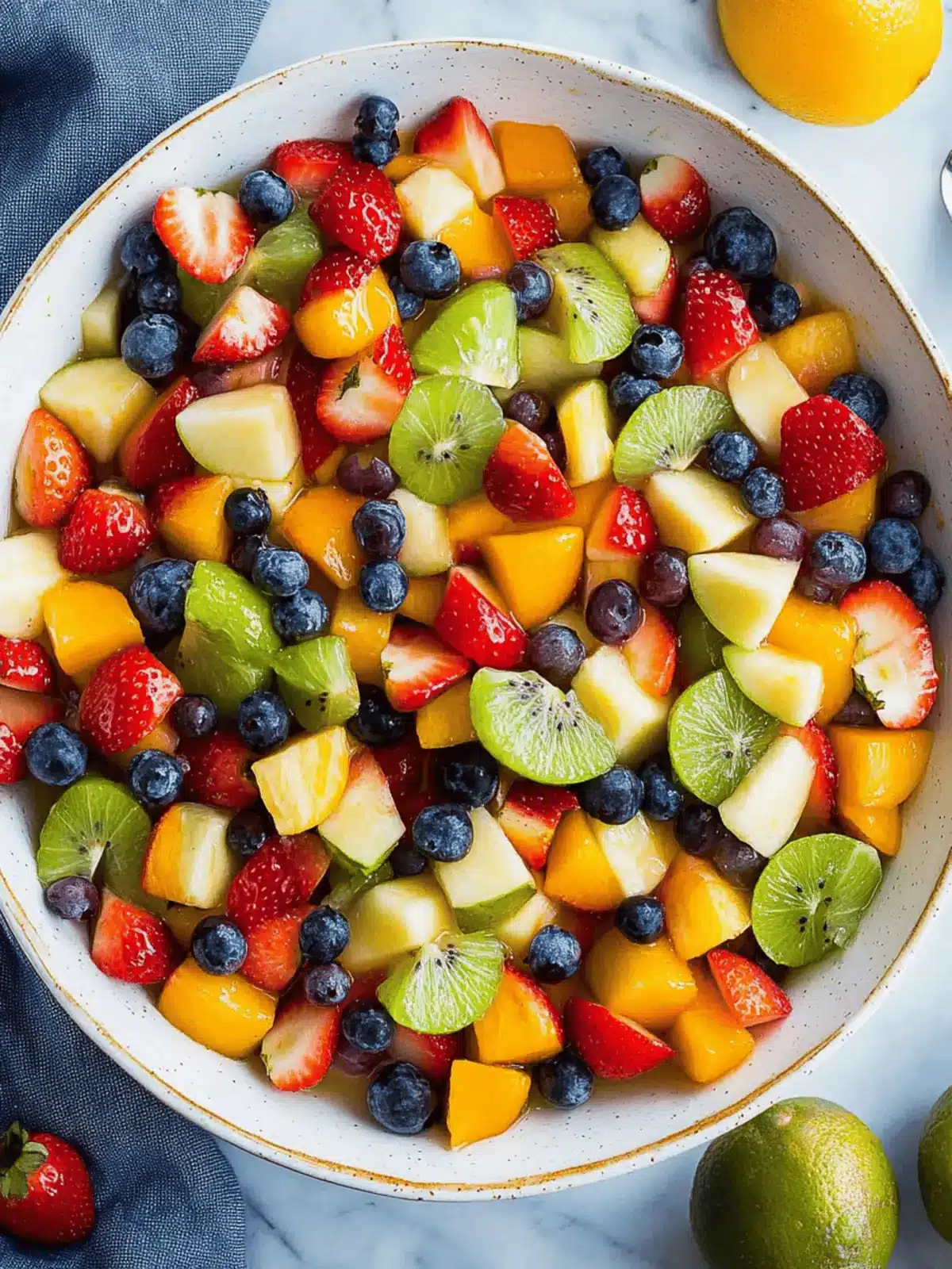 Delicious Honey Lime Rainbow Fruit Salad That Pops with Flavor 2 Honey Lime Rainbow Fruit Salad