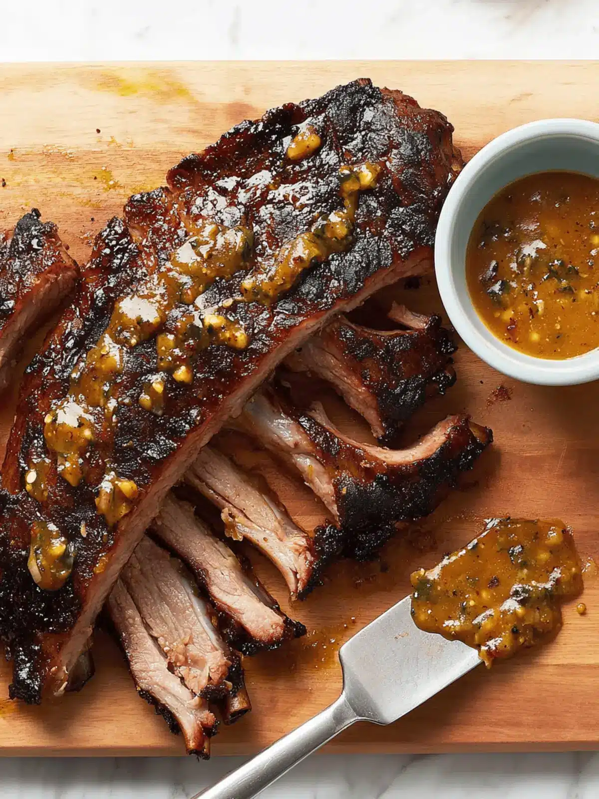 Grilled Pork Spareribs With Soda Bottle Barbecue Sauce