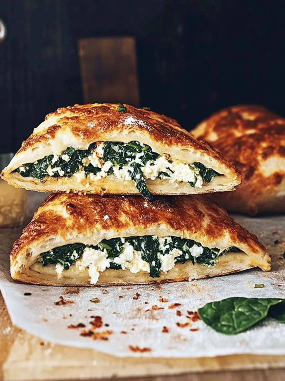 Spinach-Ricotta Calzone