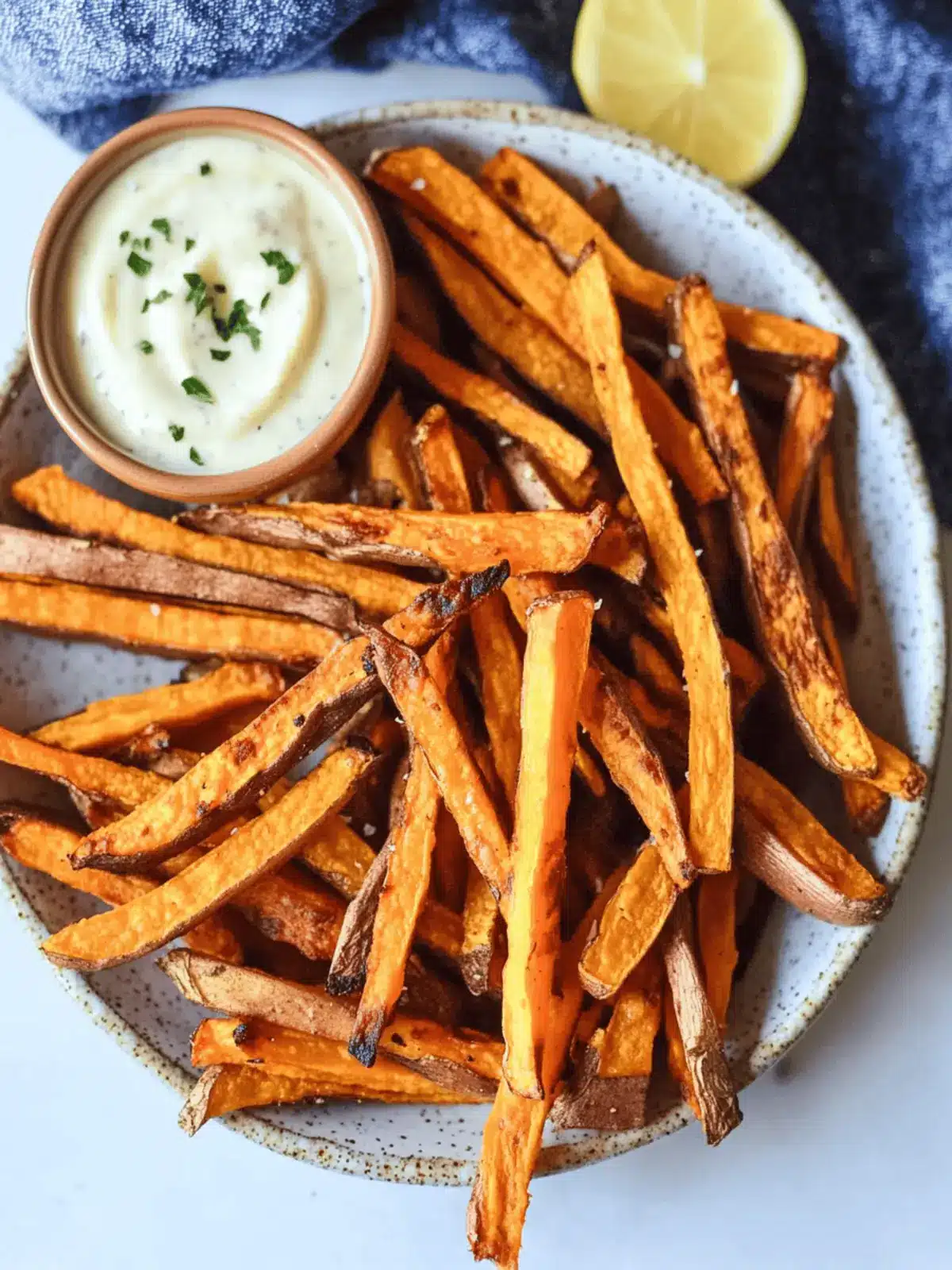 Sweet Potato Fries with Aioli