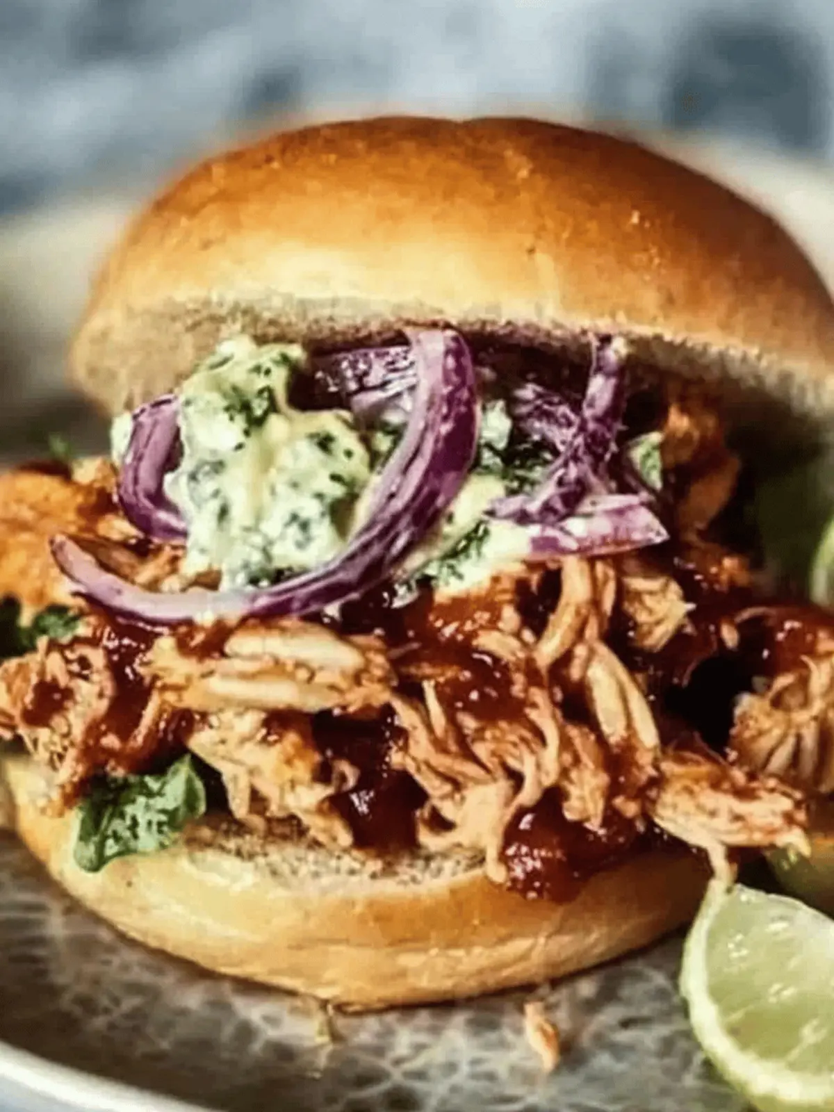 BBQ Jackfruit Sandwich