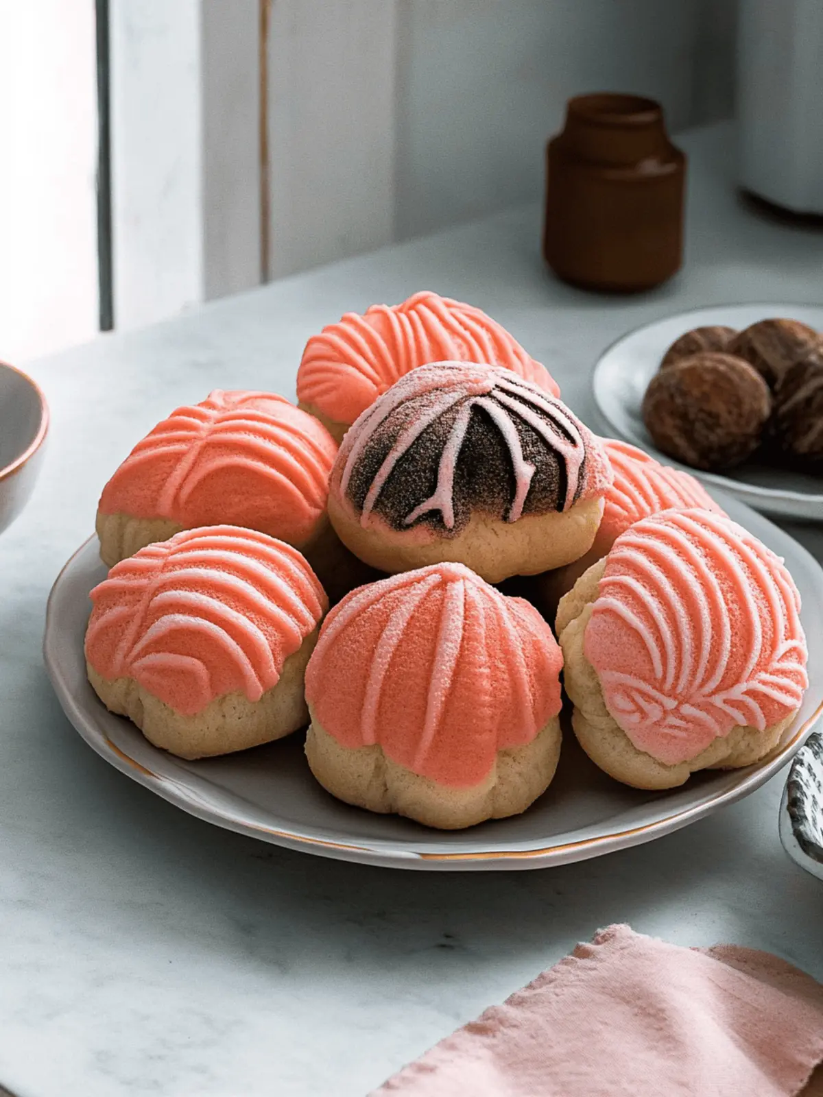 Delicious Conchas Mexican Pan Dulce - Your New Favorite Treat 3 Conchas (Mexican Pan Dulce)