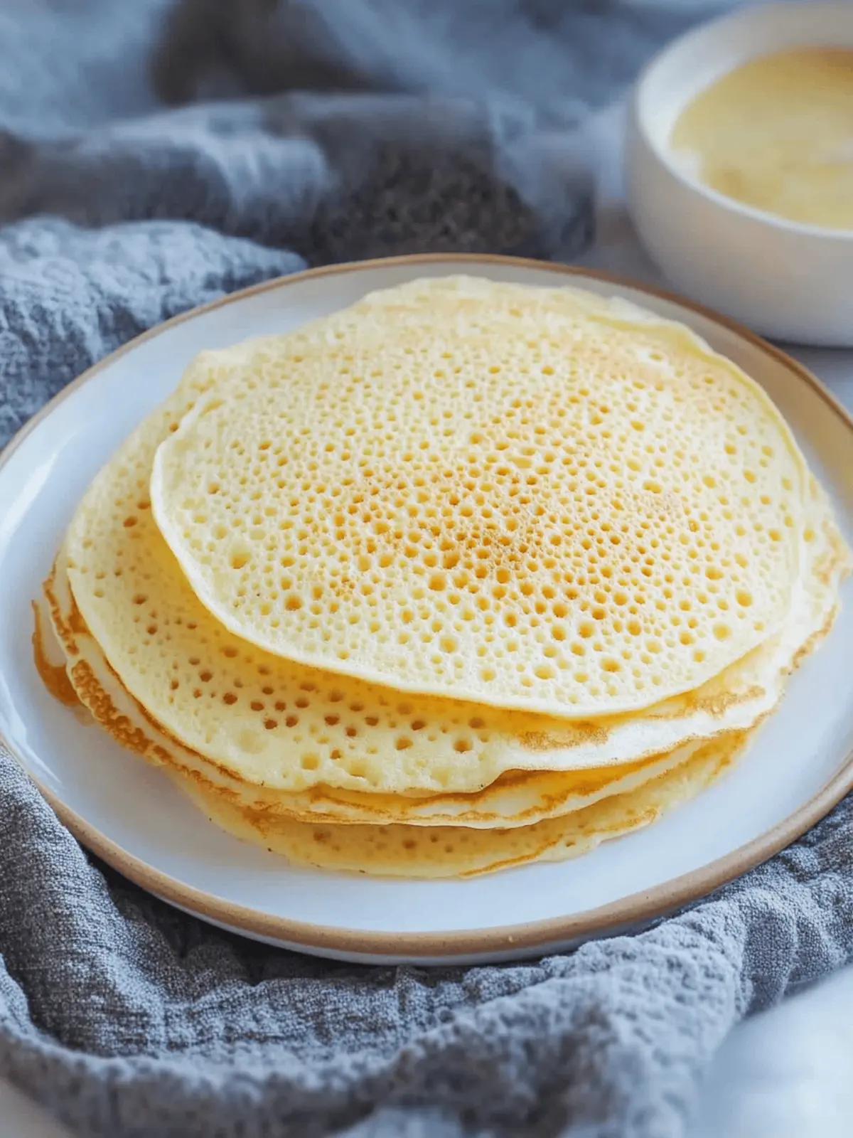 Baghrir (Moroccan semolina pancakes)