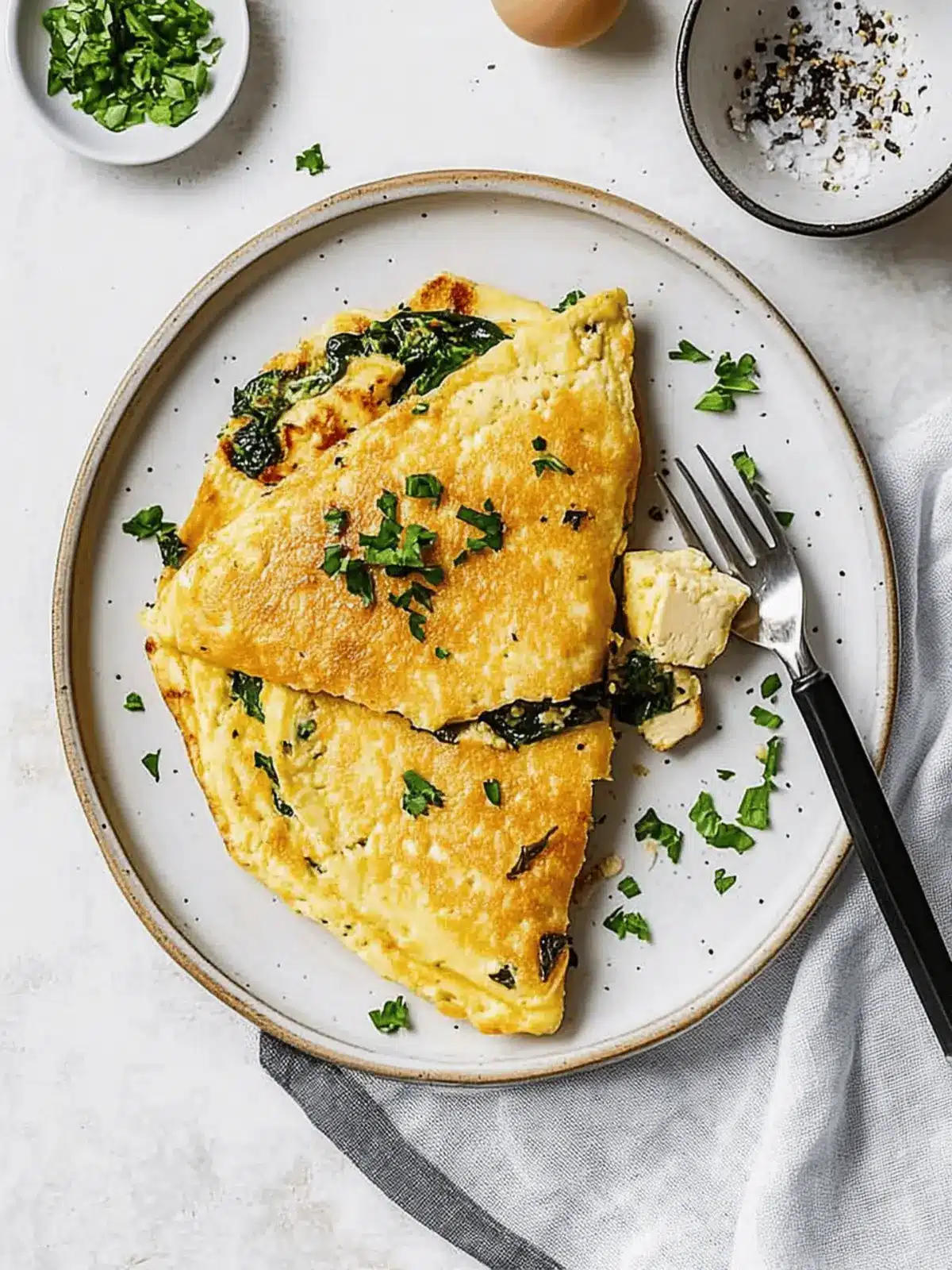 Eggy Vegan Tofu Omelette