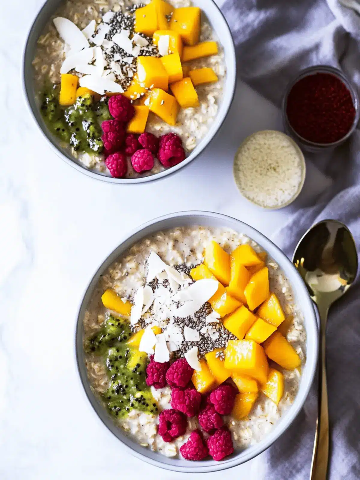 Coconut Mango Overnight Oats