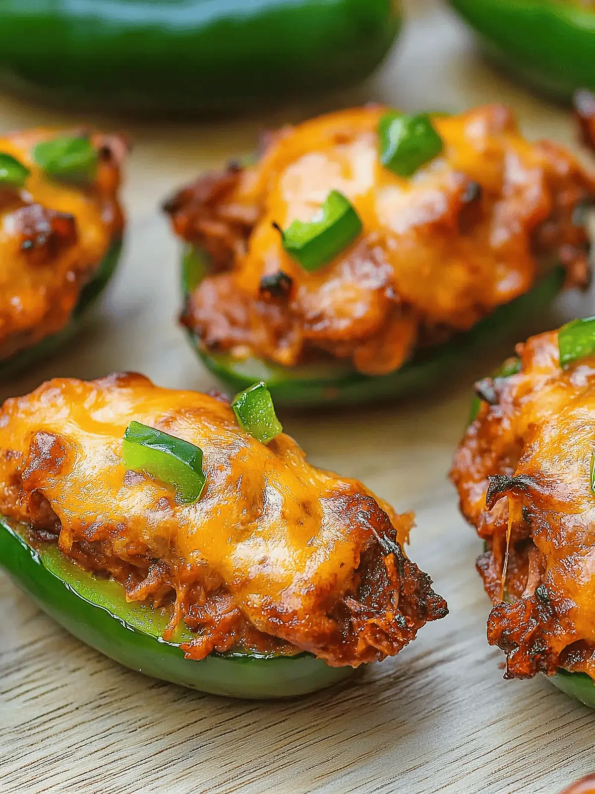 Pulled Pork Jalapeño Poppers: Smokin' Hot Party Treats 5 Pulled Pork Jalapeño Poppers