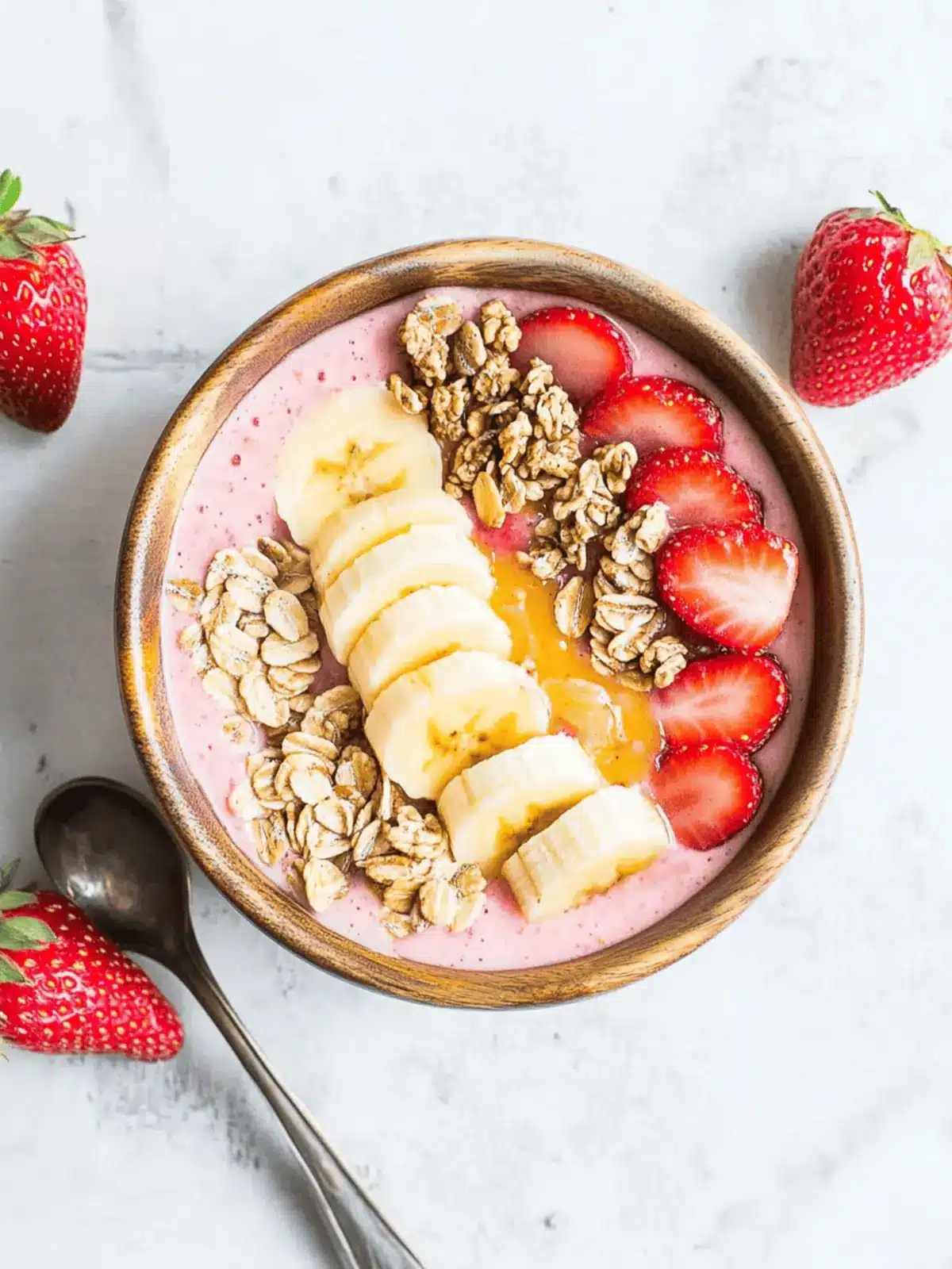Strawberry Banana Smoothie Bowl