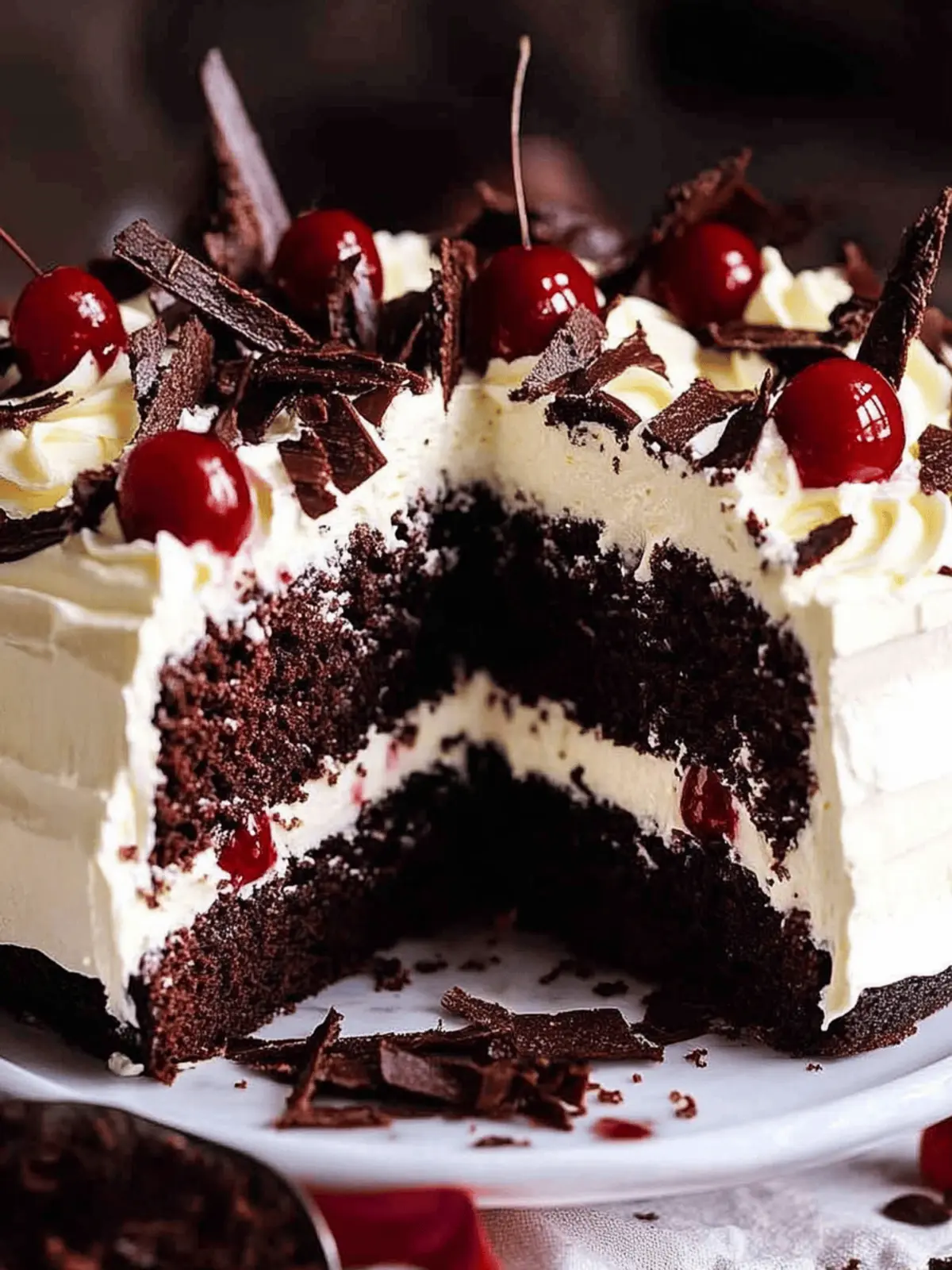 Black Forest Cake Bliss – Decadent Layers with Cherry Delight 3 Black Forest Cake
