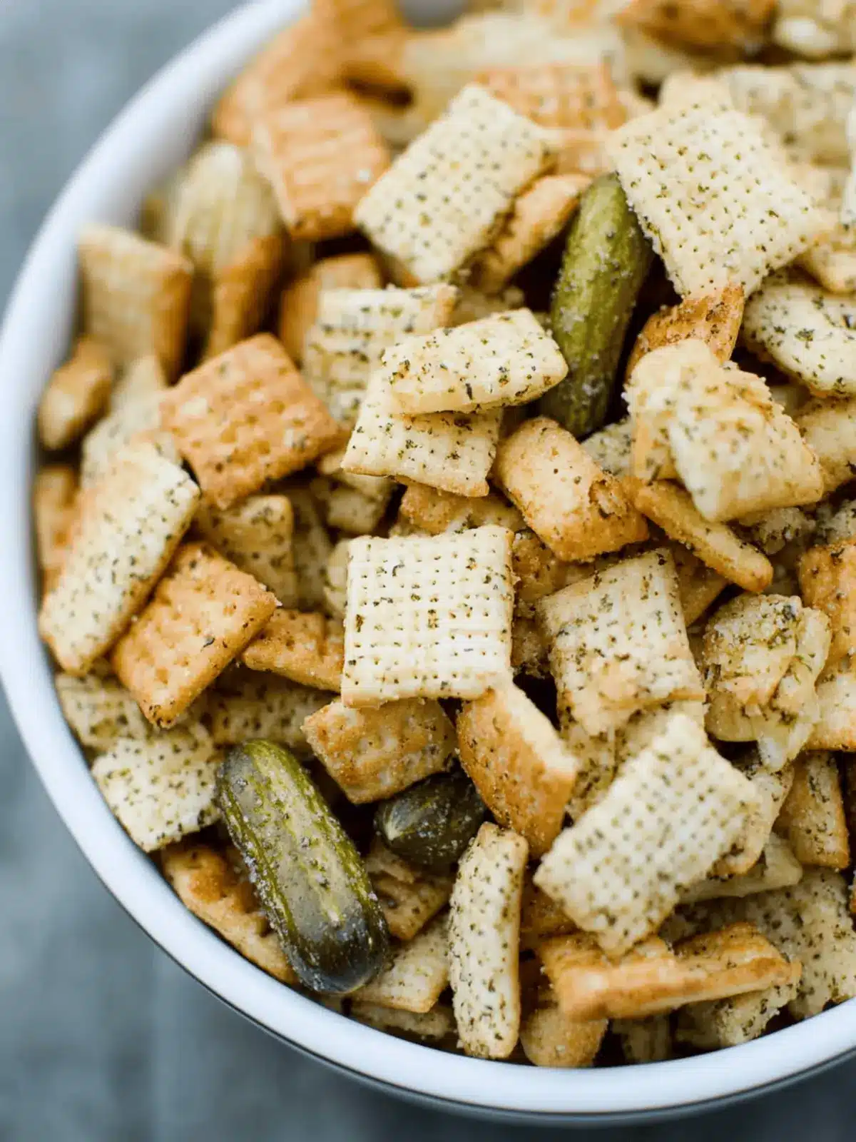 Dill Pickle Chex Mix
