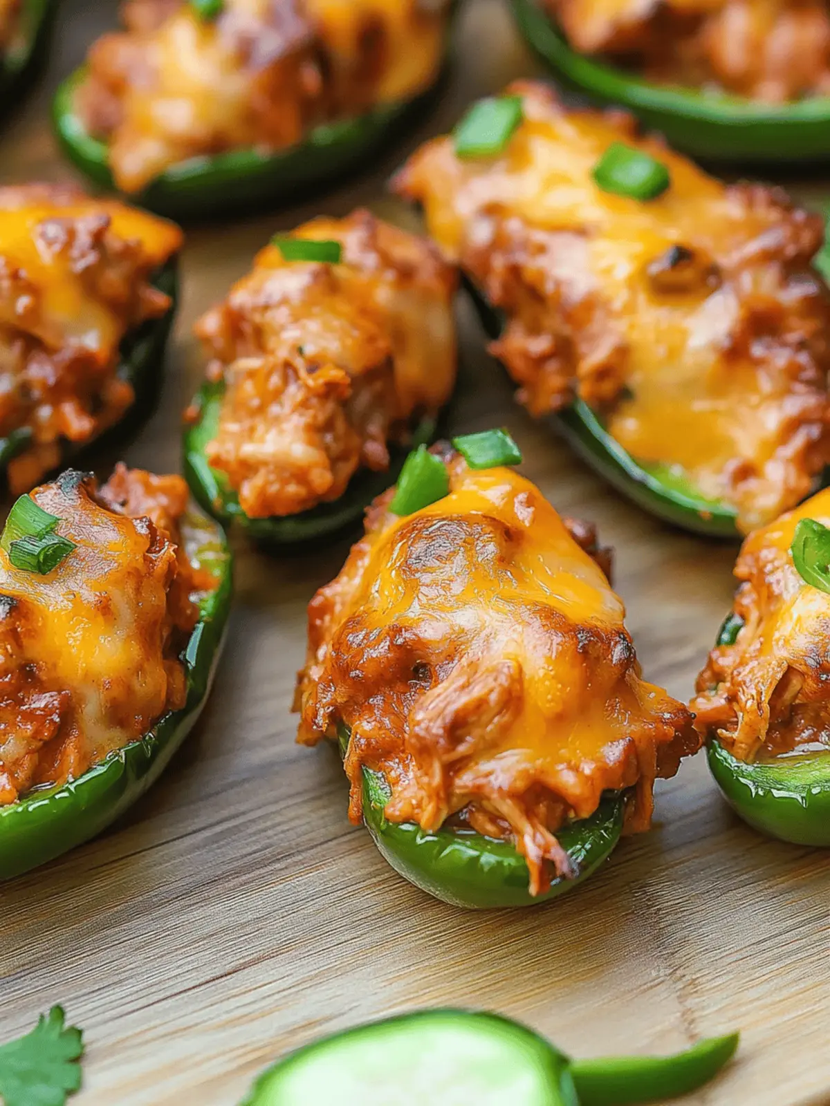 Pulled Pork Jalapeño Poppers: Smokin' Hot Party Treats 3 Pulled Pork Jalapeño Poppers