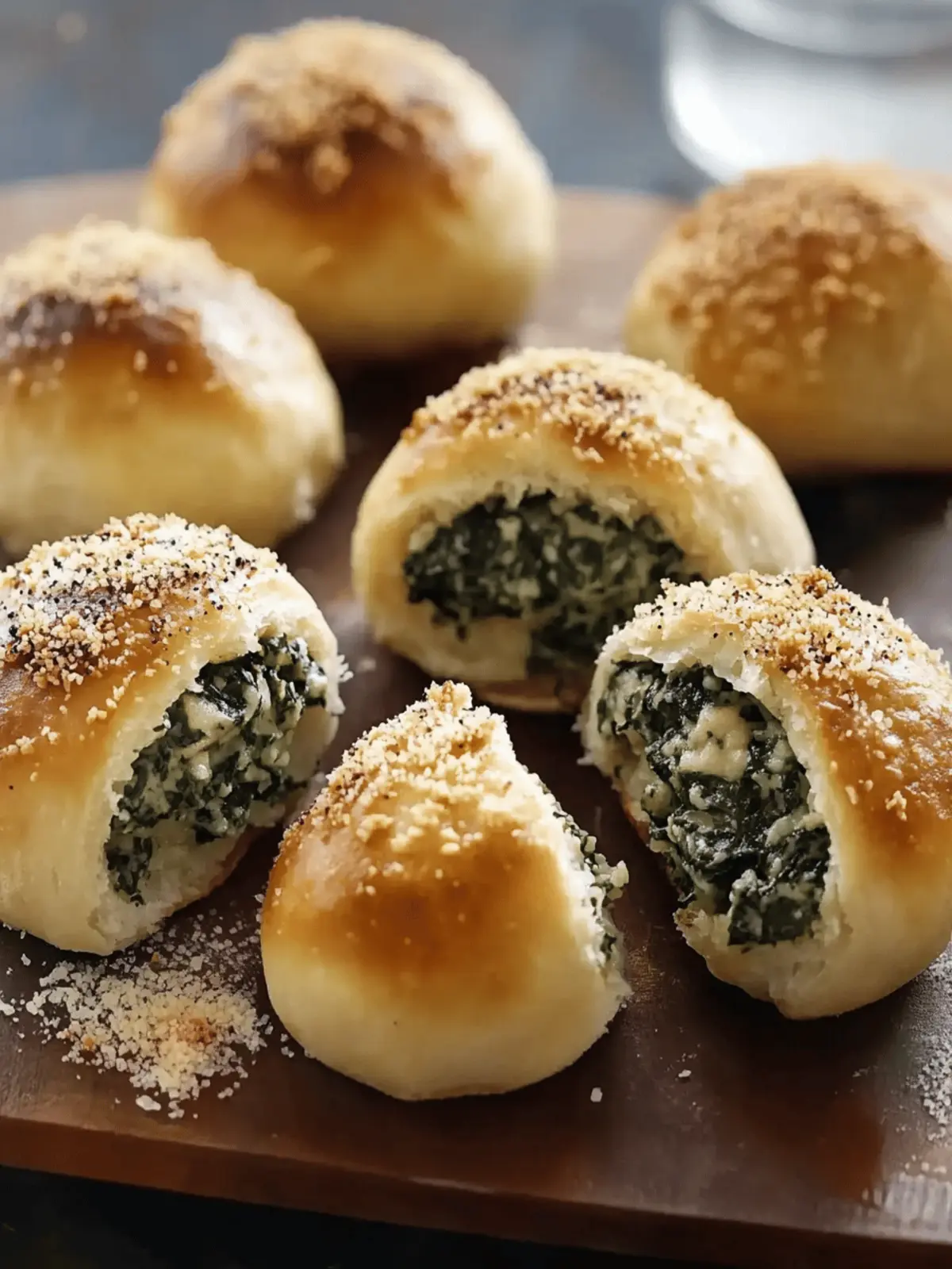 Spinach Dip-Stuffed Garlic Rolls: Your New Favorite Snack! 3 Spinach Dip-Stuffed Garlic Rolls