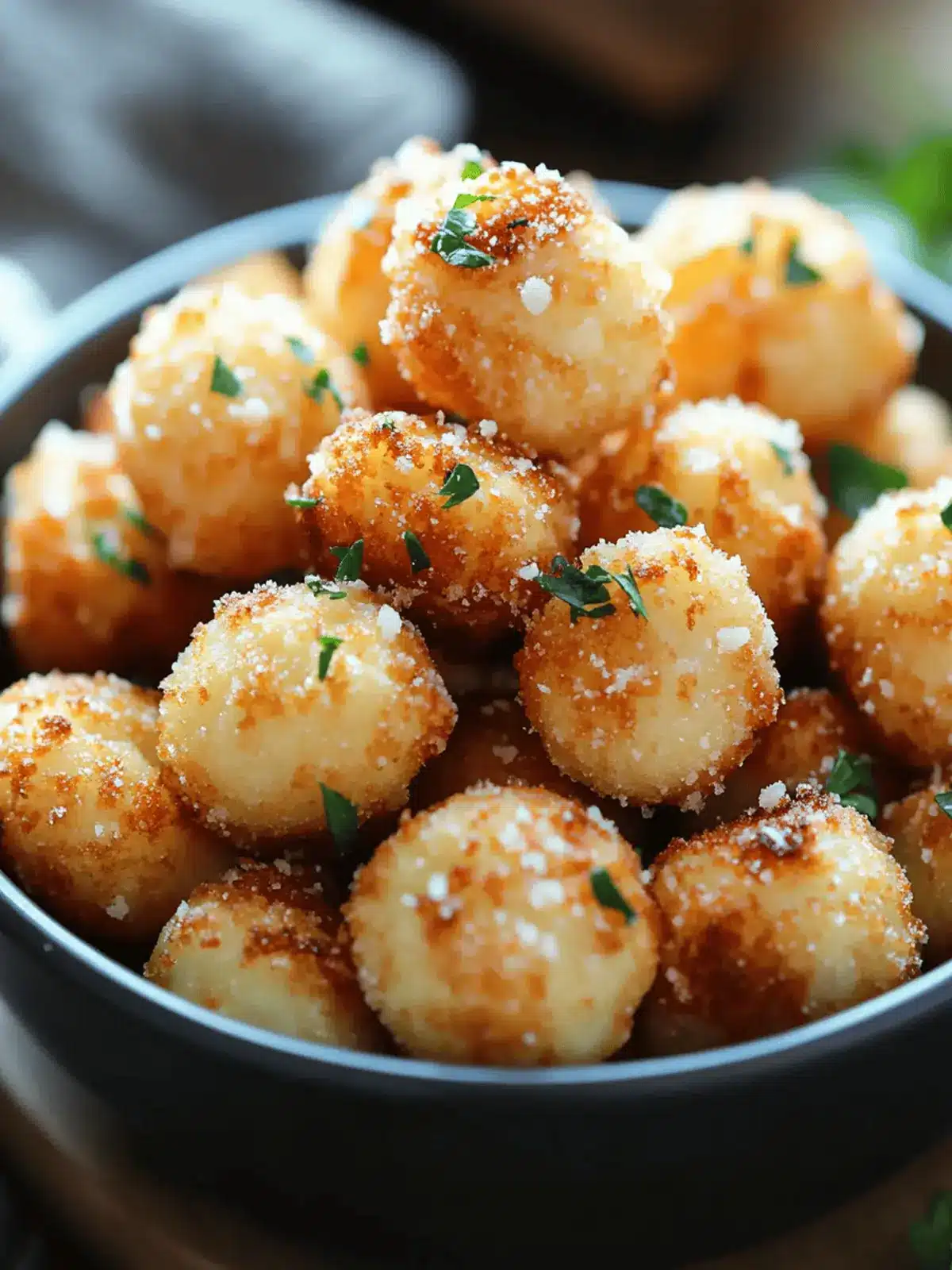 Crispy Parmesan Cauliflower Bites
