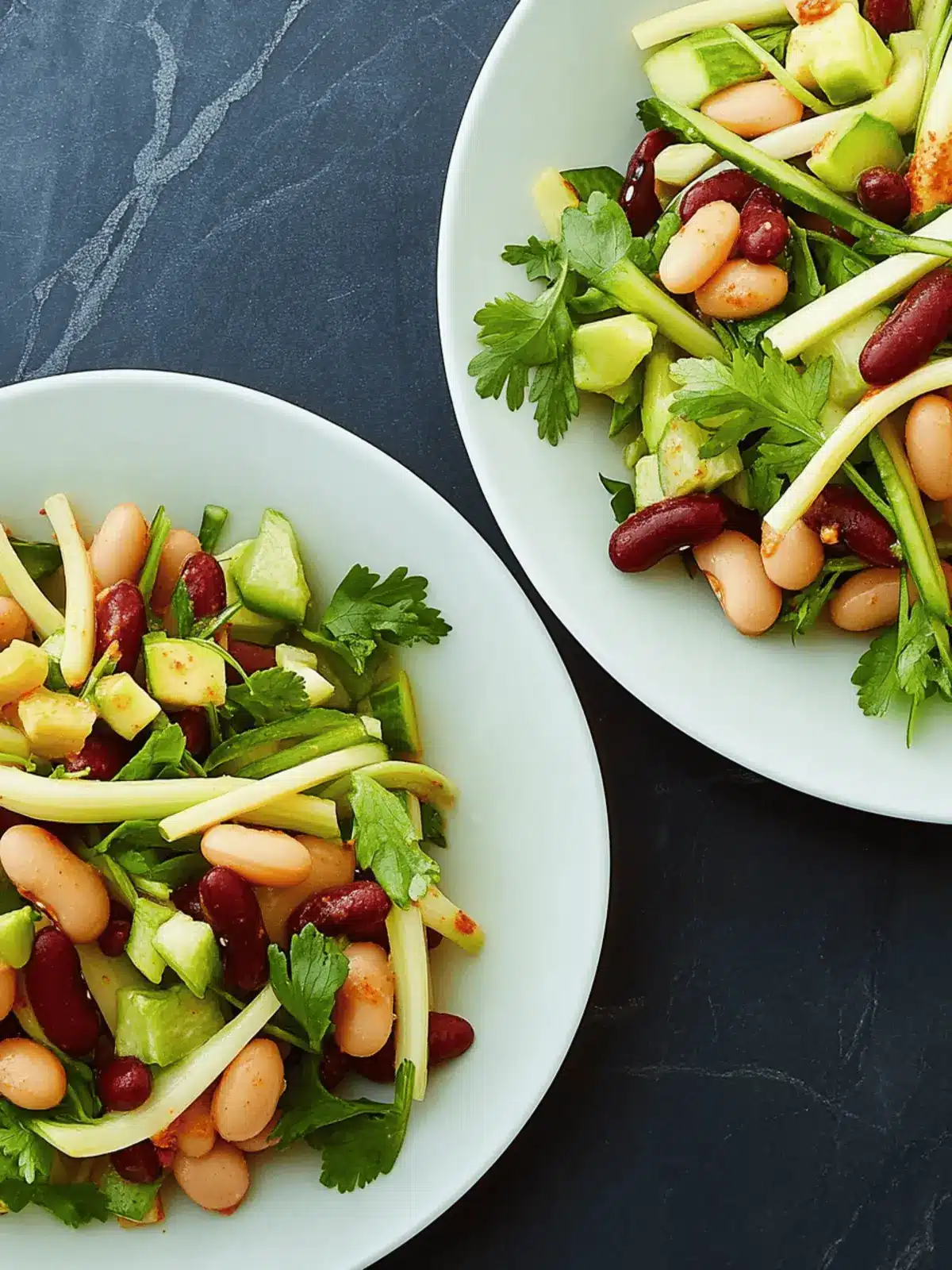 Five-Bean Salad with Smoked Paprika Vinaigrette