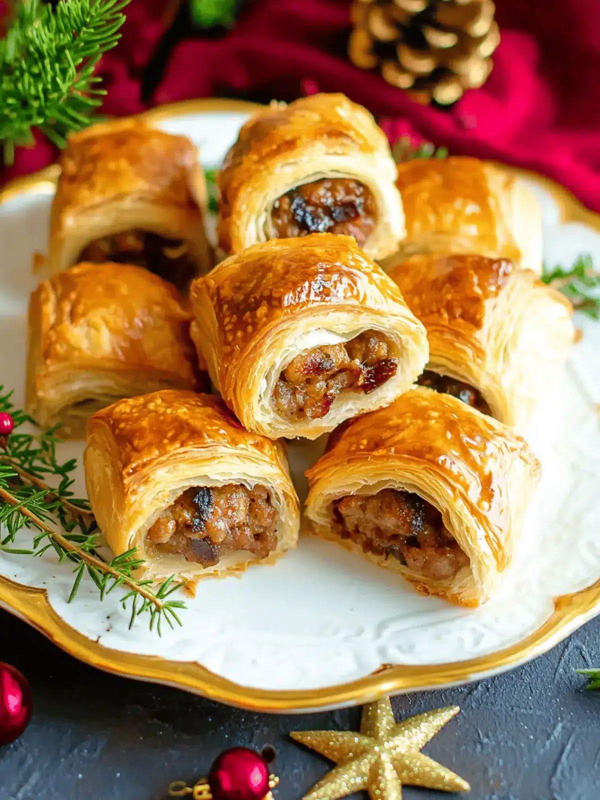 Christmas Sausage Rolls