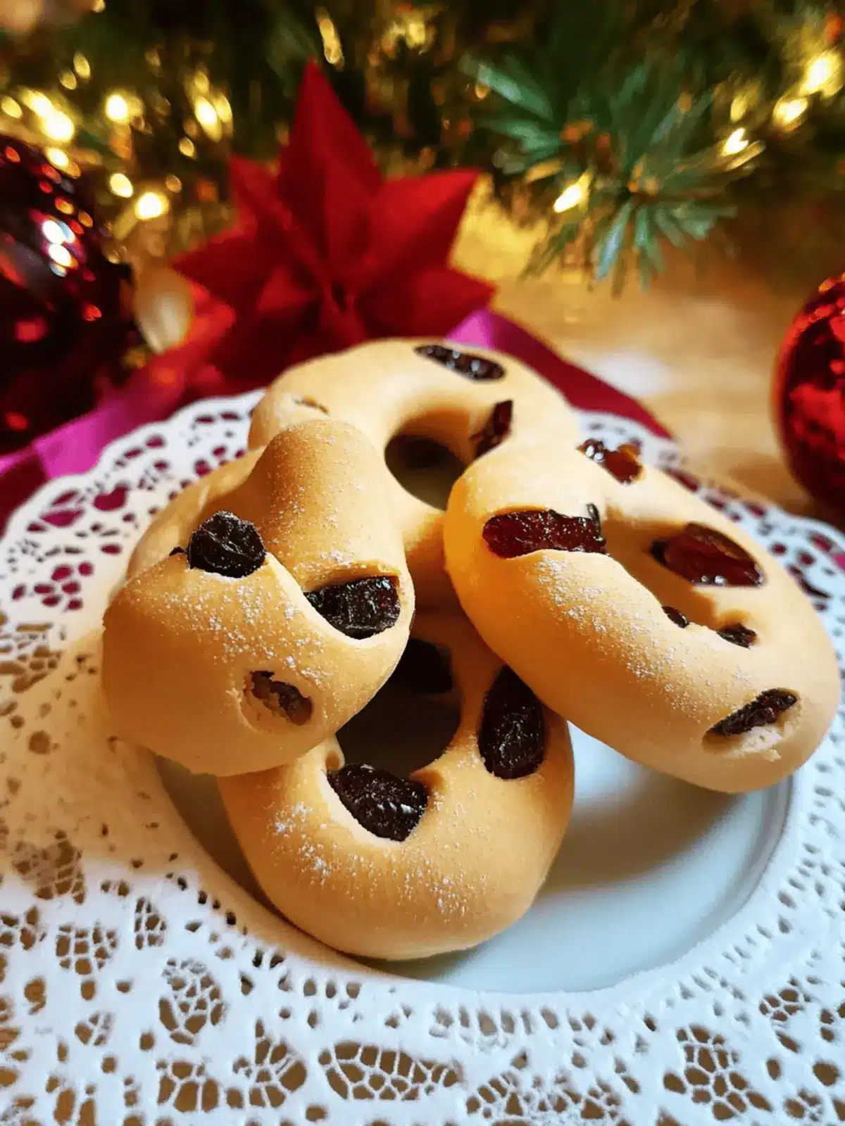 Maltese Christmas Honey Rings