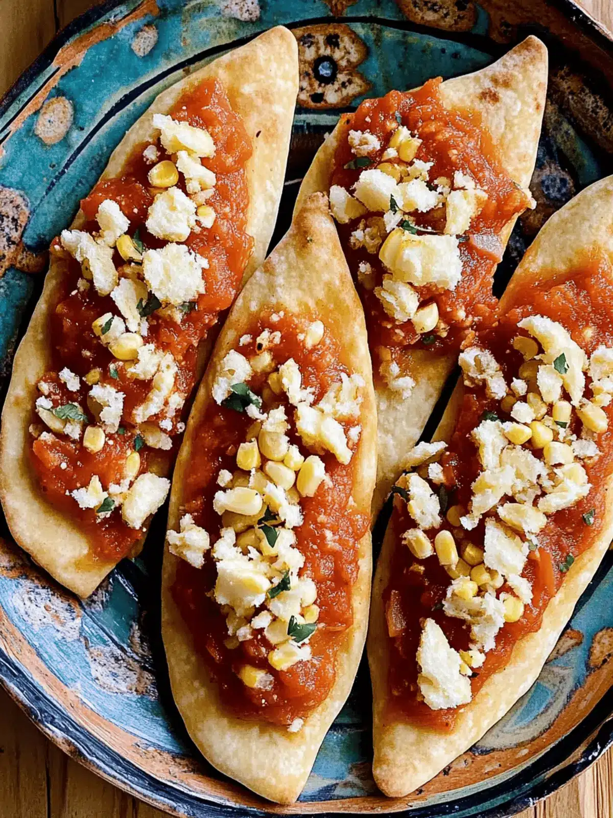 Toasted Corn Pockets (Tlacoyos)