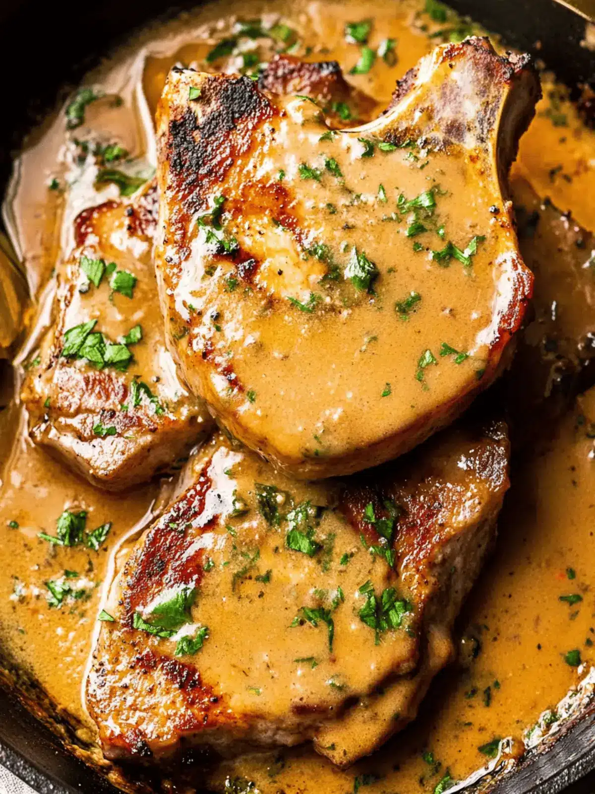 Tuscan Smothered Pork Chops