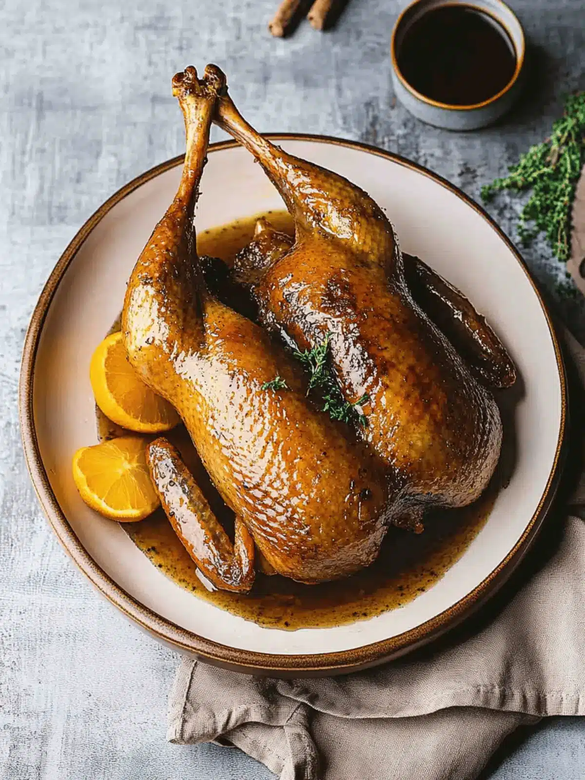 Oven Roasted Crispy Whole Duck with Figgy Orange Glaze Magic 2 Oven Roasted Crispy Whole Duck & Figgy Orange Glaze