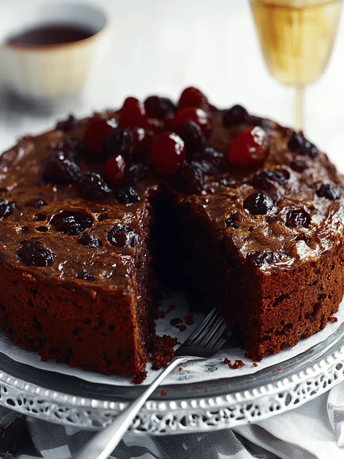 Savor the Tradition: Black Cake (Caribbean Rum-Soaked Fruit Cake) 3 Black Cake (Caribbean Rum-Soaked Fruit Cake)