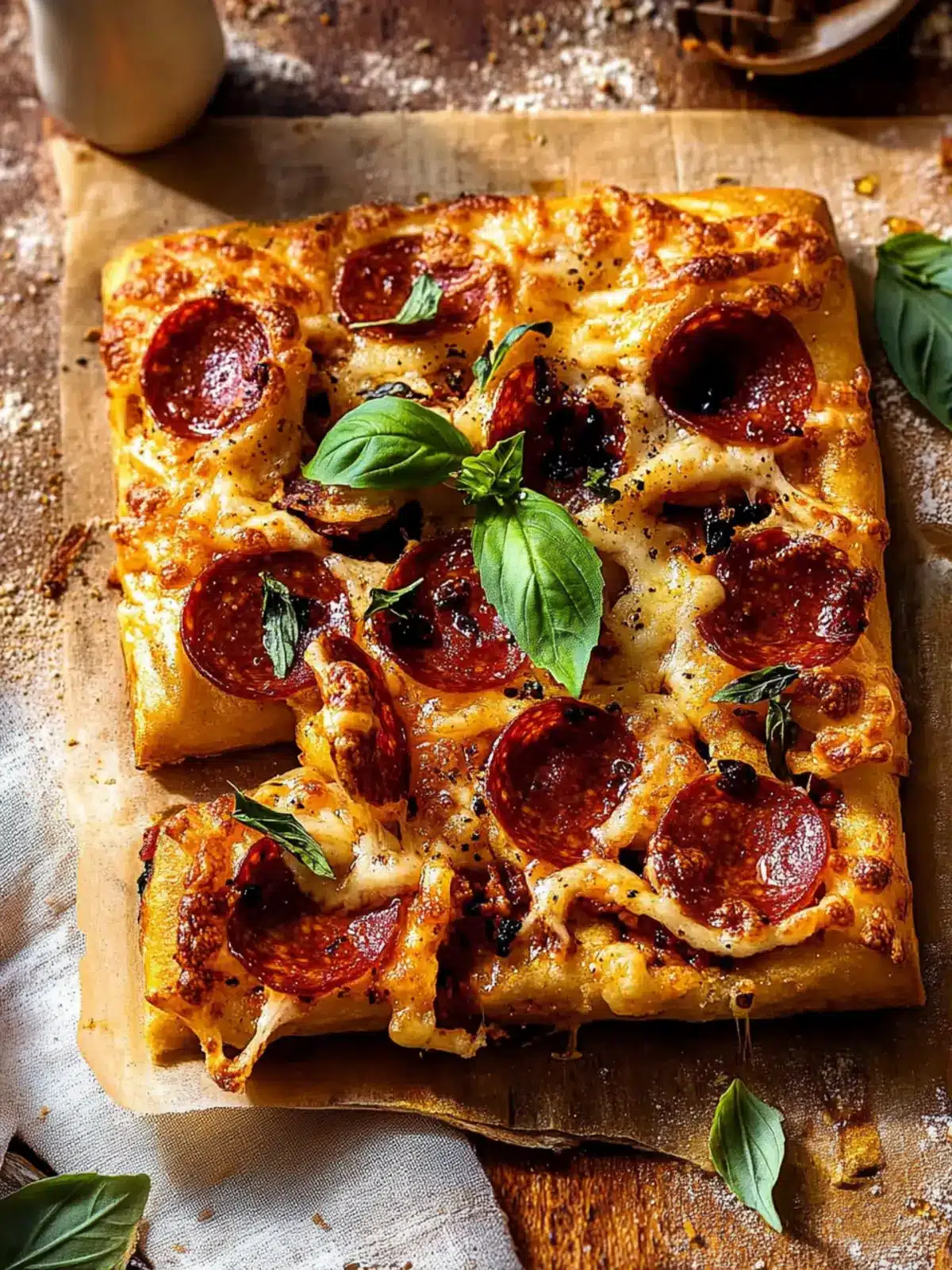 Hot Honey Pepperoni Pizza Rolls