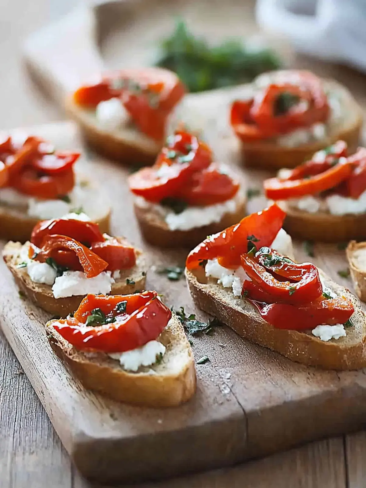 Savor Roasted Red Peppers Goat Cheese Crostini for Easy Appetizers 3 Roasted Red Peppers Goat Cheese Crostini