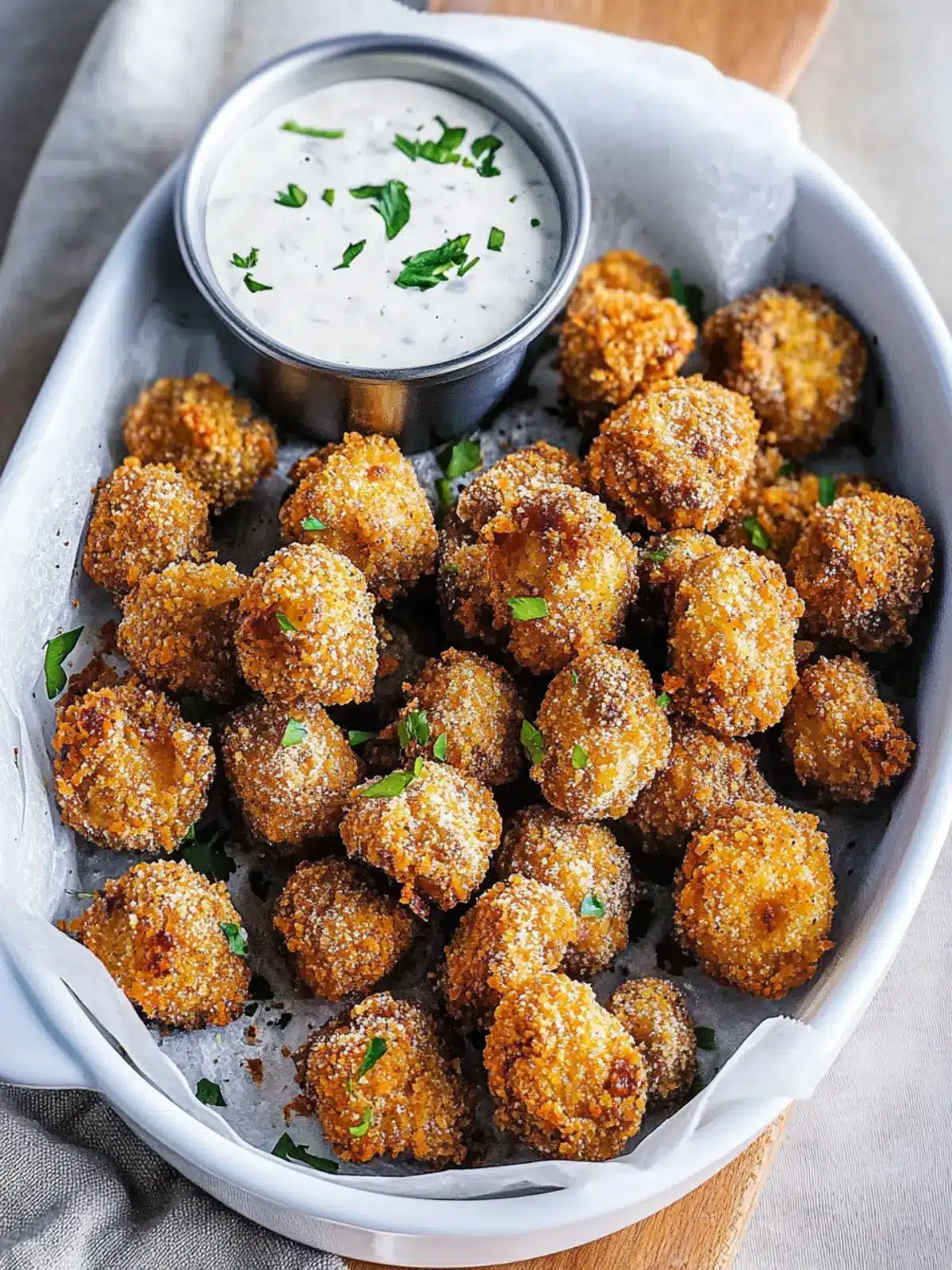Crispy Breaded Air Fryer Mushrooms You’ll Crave Every Time 2 Breaded Air Fryer Mushrooms