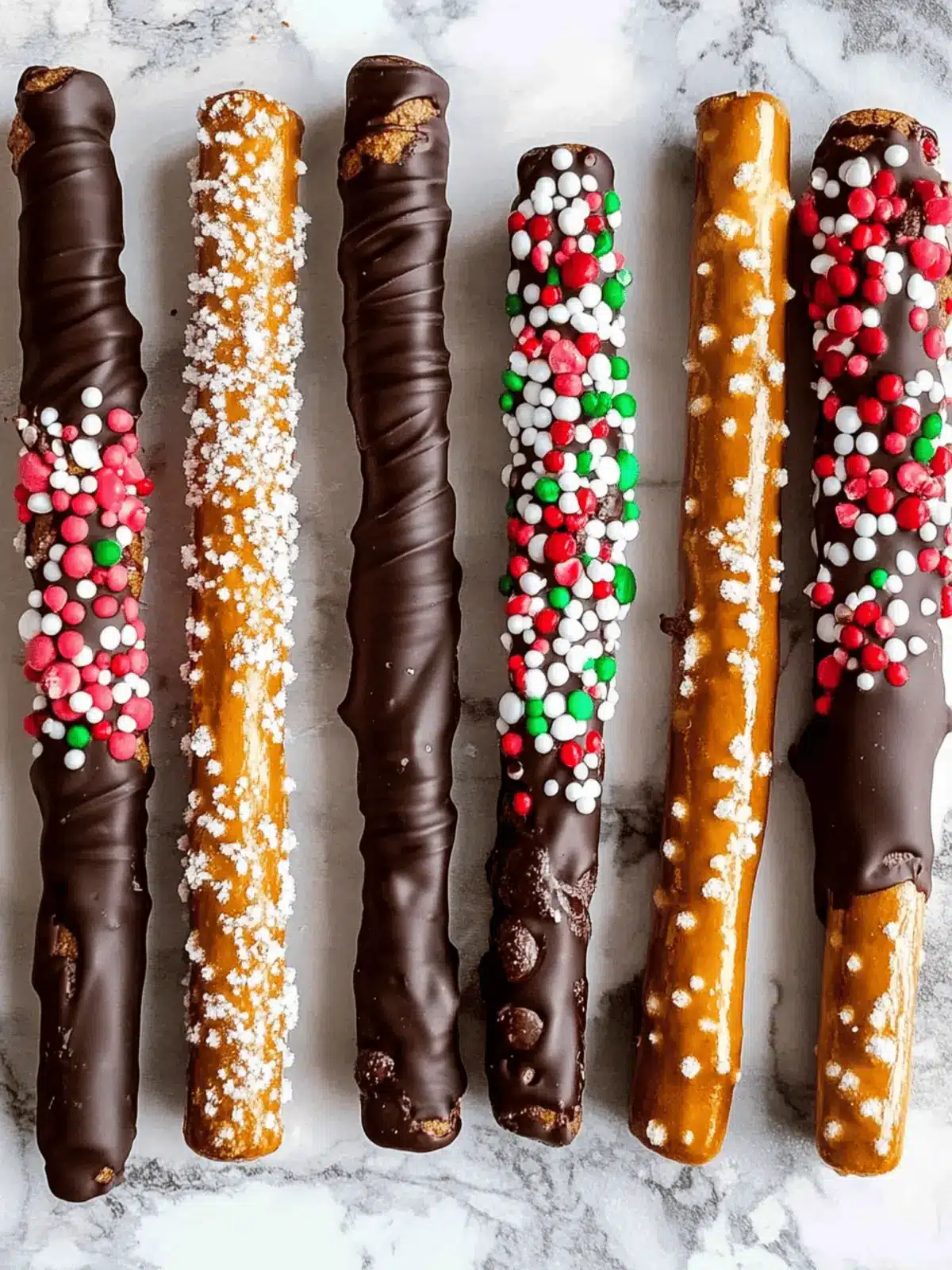 Chocolate Covered Pretzel Rods