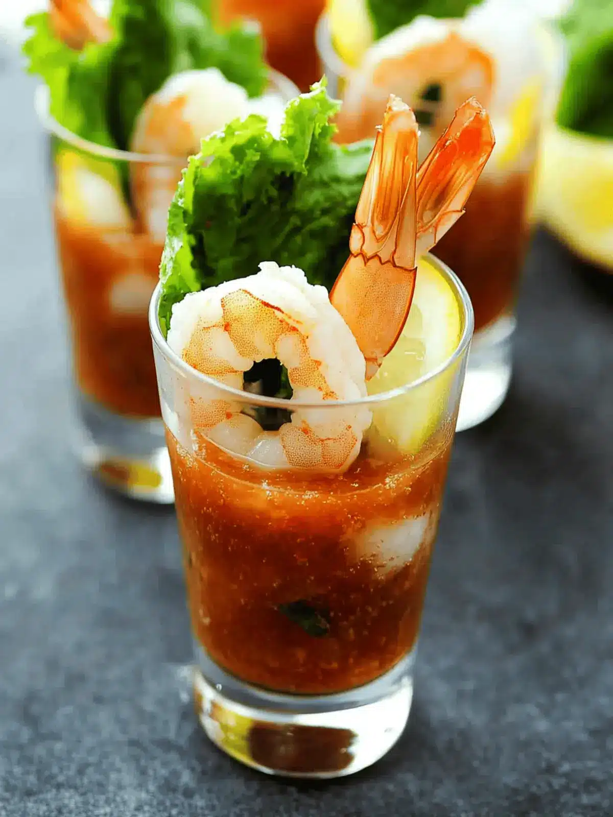Delicious Shrimp Cocktail Shooters for Effortless Dining Fun 2 Shrimp Cocktail Shooters