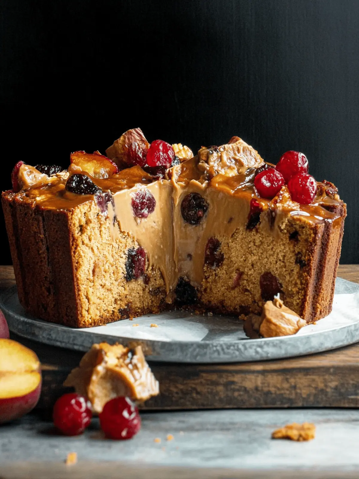 Pan de Pascua Chilean Dulce de leche Fruitcake