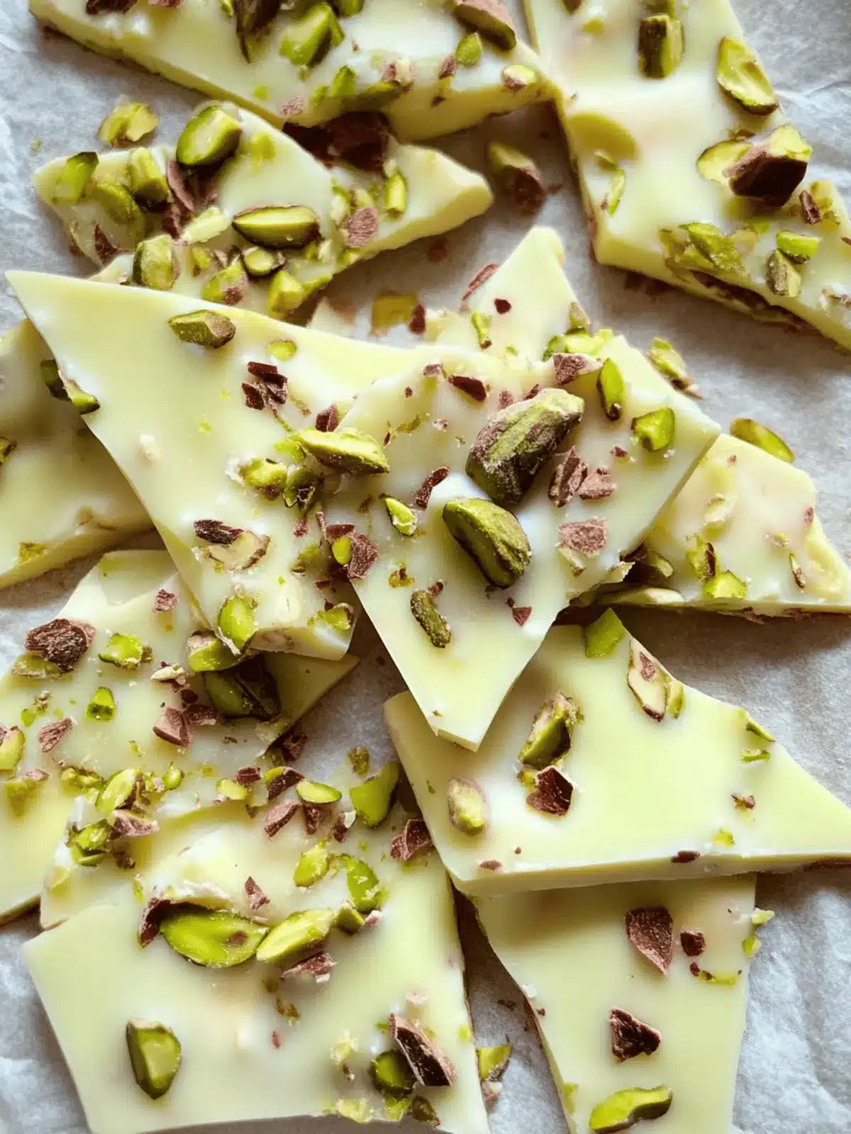 White Chocolate-Pistachio Bark
