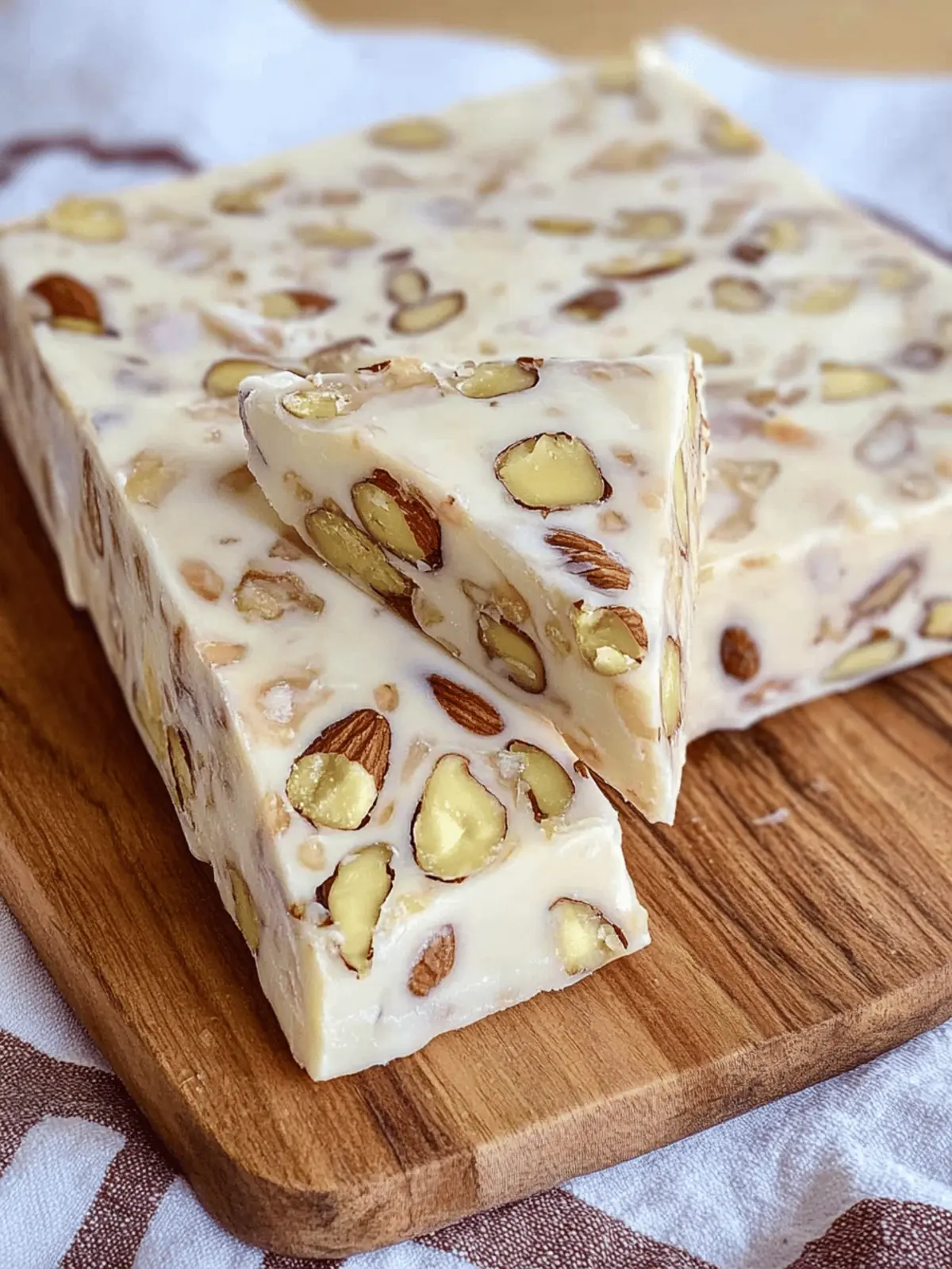 Torrone Recipe (Soft Italian Nougat and Nut Candy)