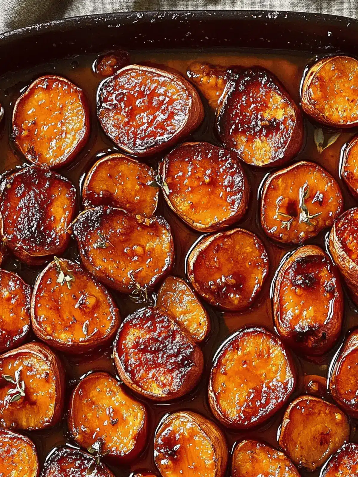 Hot Honey Melting Sweet Potatoes