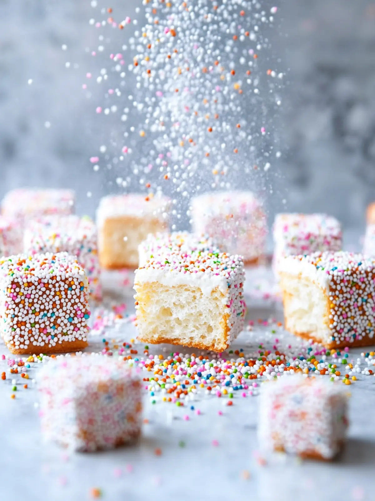 Delicious Fairy Bread Lamingtons: A Sweet Twist on Tradition 3 Fairy Bread Lamingtons