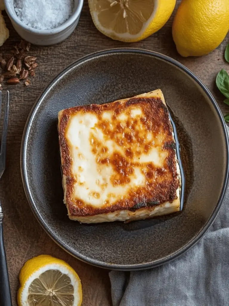 Greek Cheese Saganaki