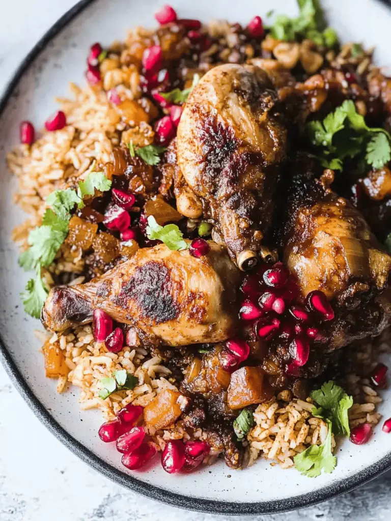 Pomegranate Chicken and Rice