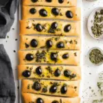 Focaccia with Herbs and Olives