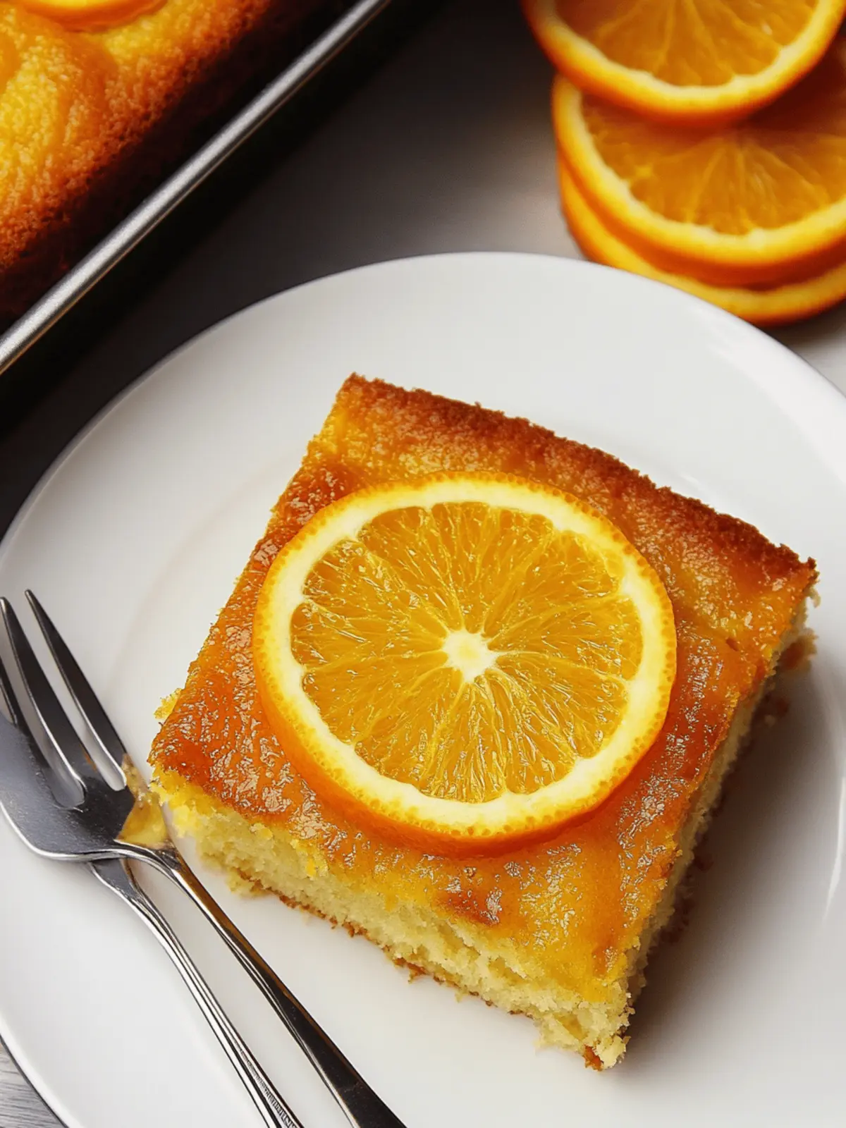 Mouthwatering Greek Orange Cake - Portokalopita Delight! 5 GREEK ORANGE CAKE - PORTOKALOPITA