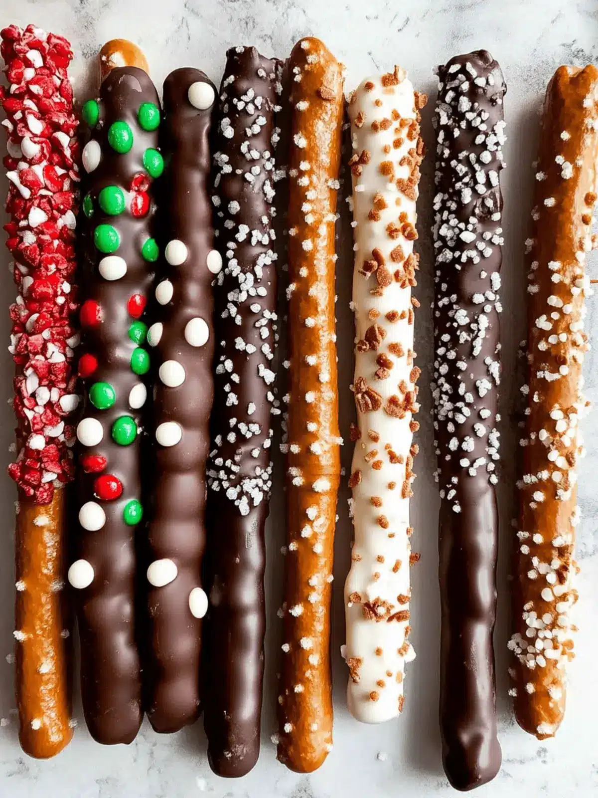 Chocolate Covered Pretzel Rods