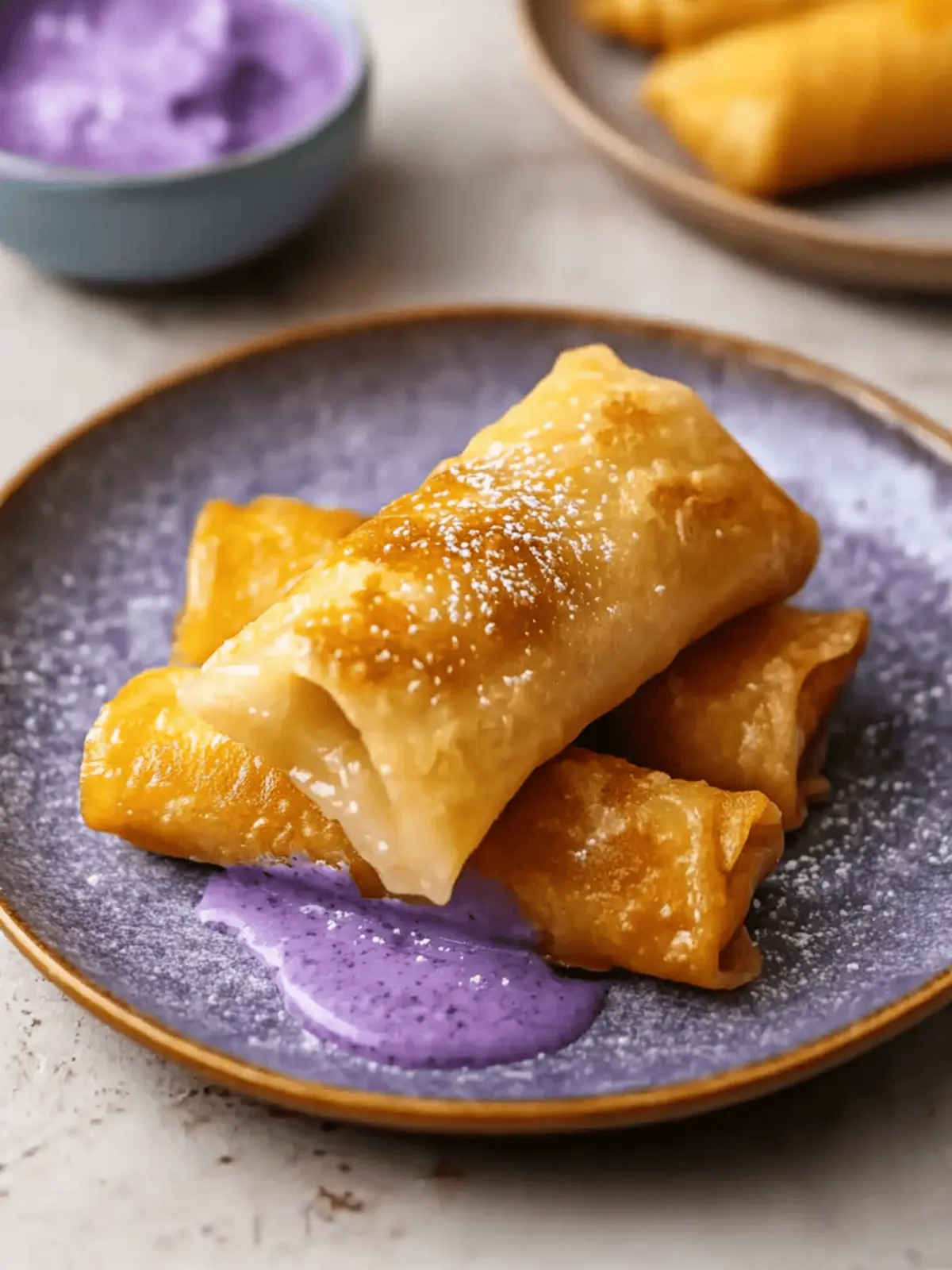 Turon (Filipino Fried Banana Rolls)